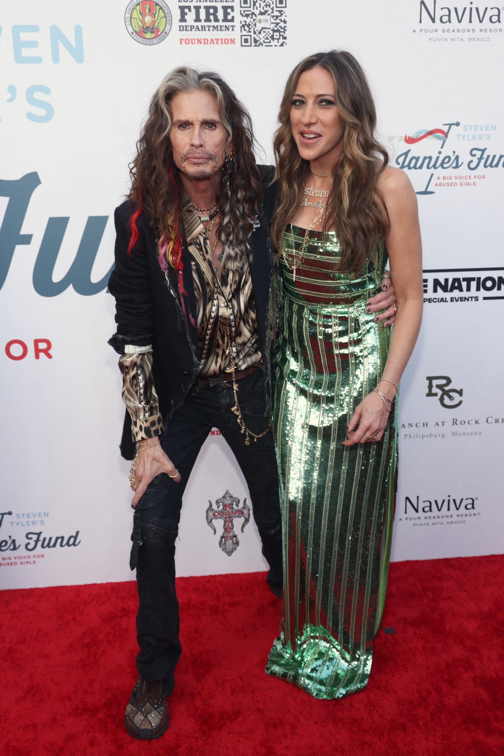 Steven Tyler and Aimee Preston 