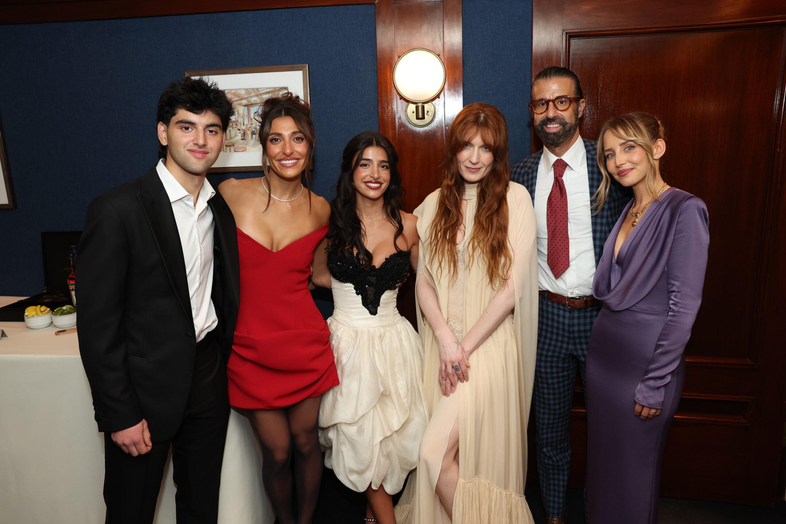 Florence + The Machine with attendees at Veritas Capital party
