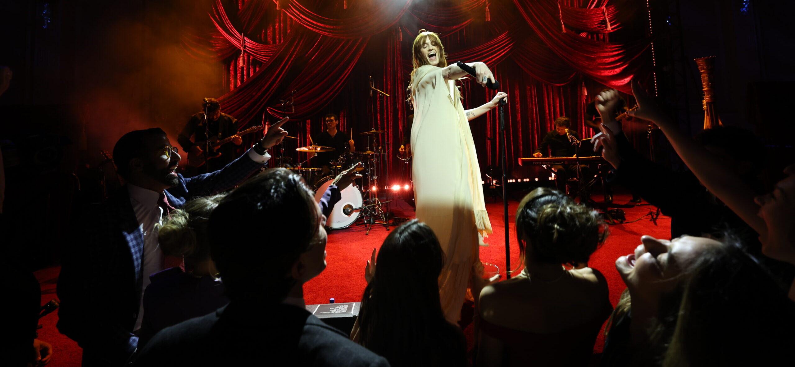 Florence + The Machine on stage