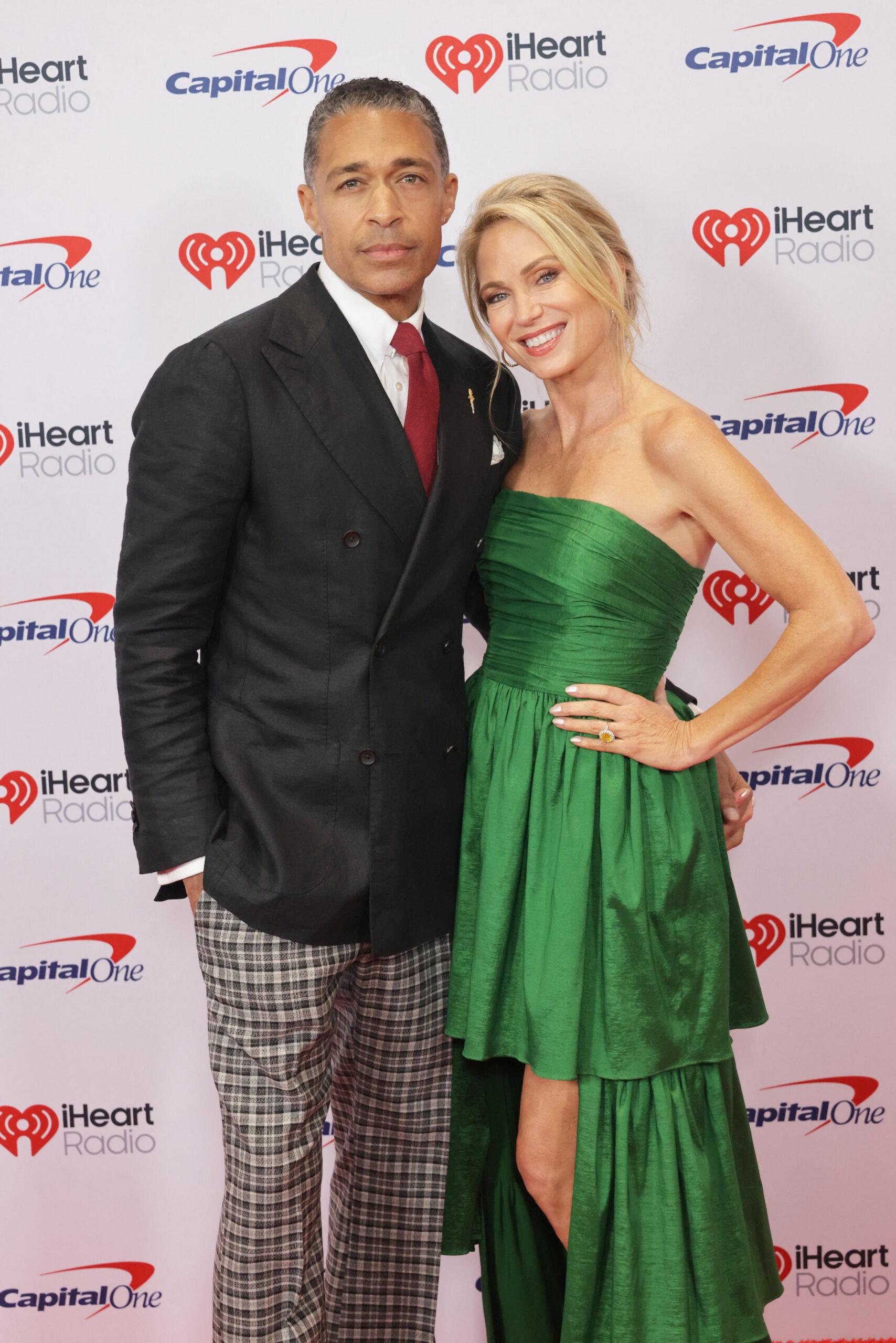 T.J. Holmes and Amy Robach