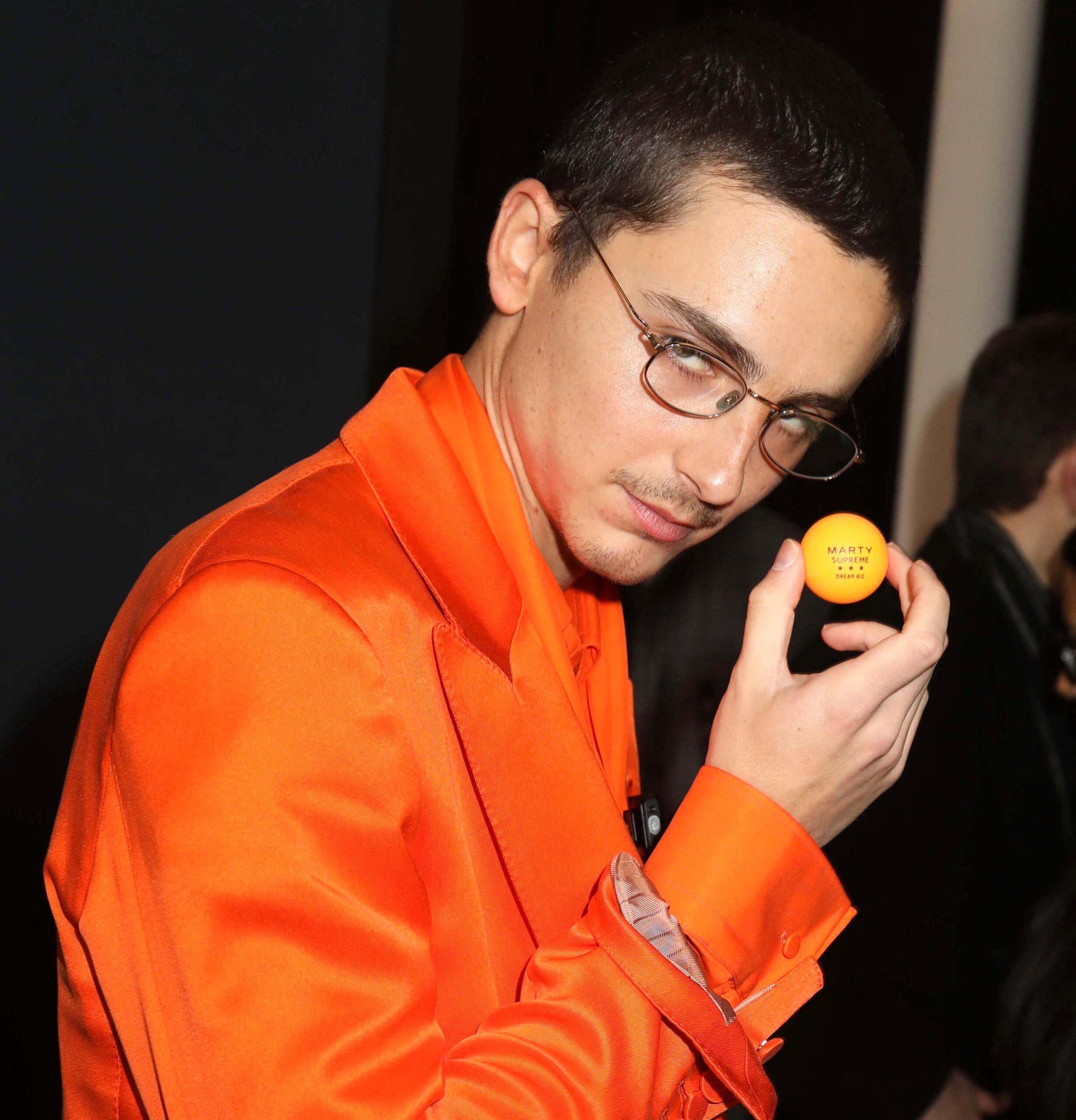 Timothée Chalamet at "Marty Supreme" New York Premere