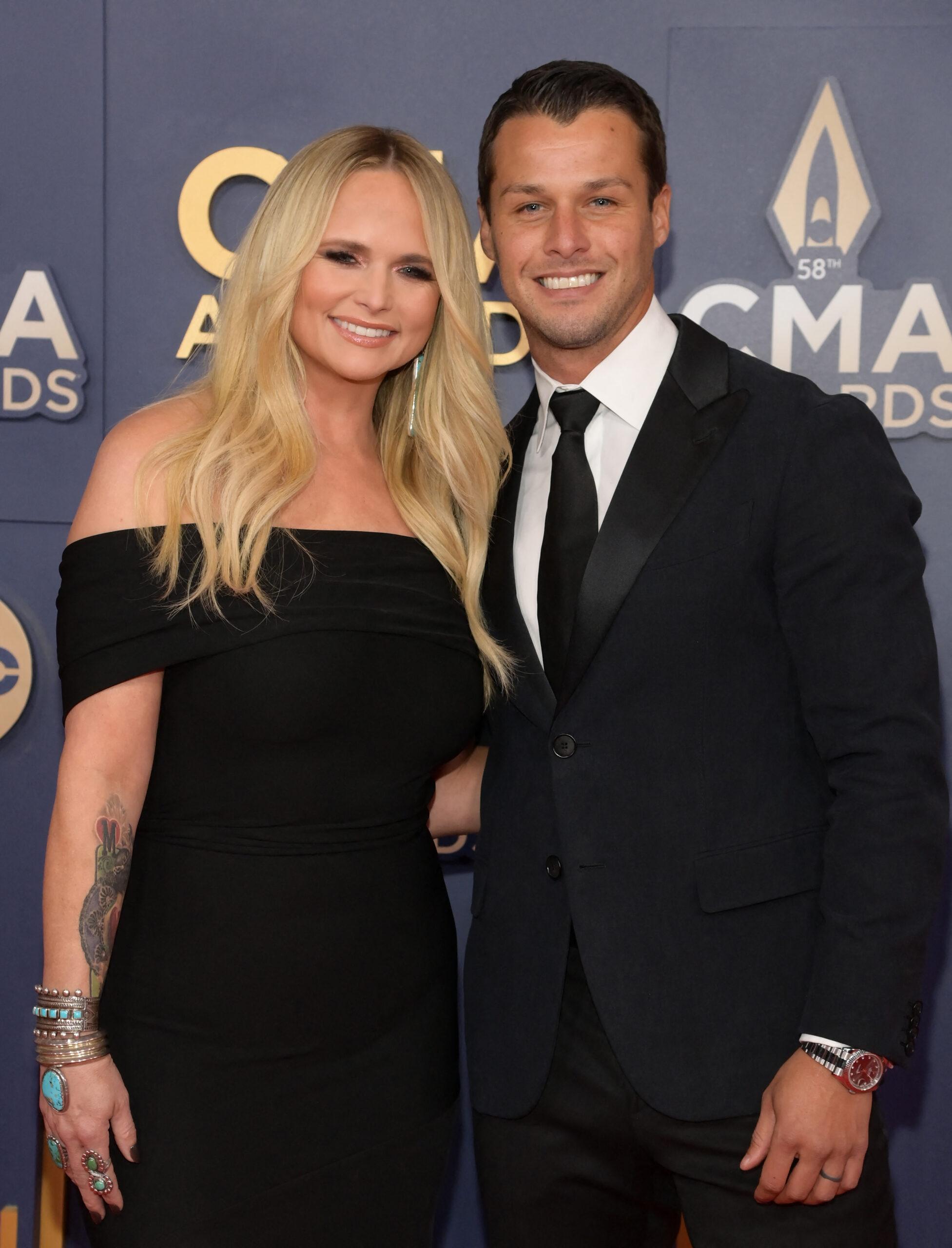 Miranda Lambert and Brendan McLoughlin at the 58th Annual CMA Awards