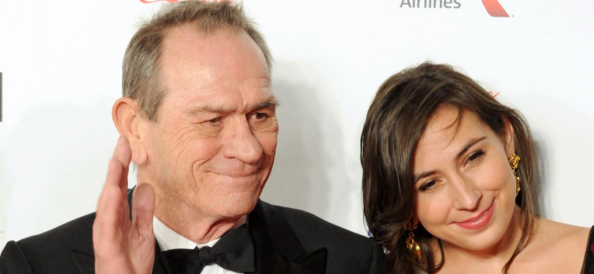 Tommy Lee Jones and his daughter Victoria