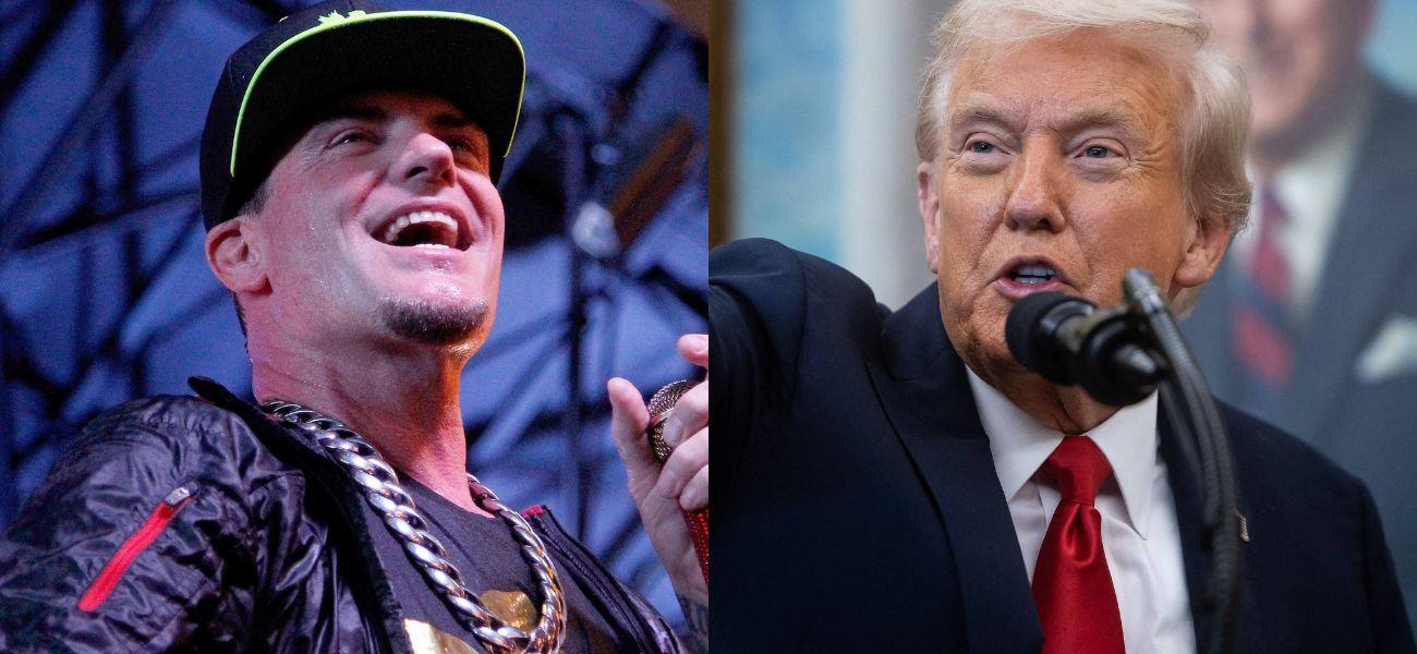 Vanilla Ice (left) Donald Trump (right)
