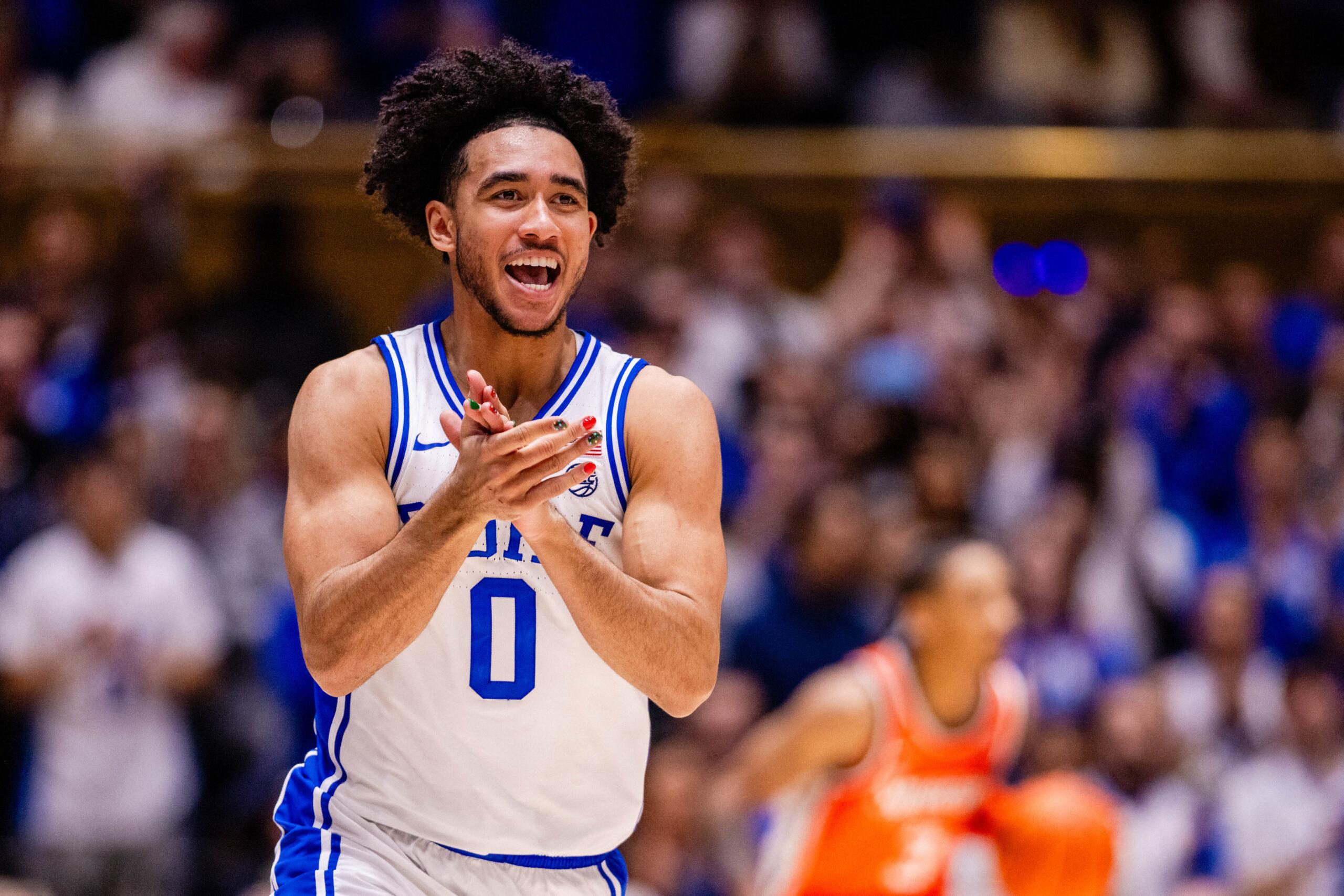 Jared McCain during his time at Duke University. 