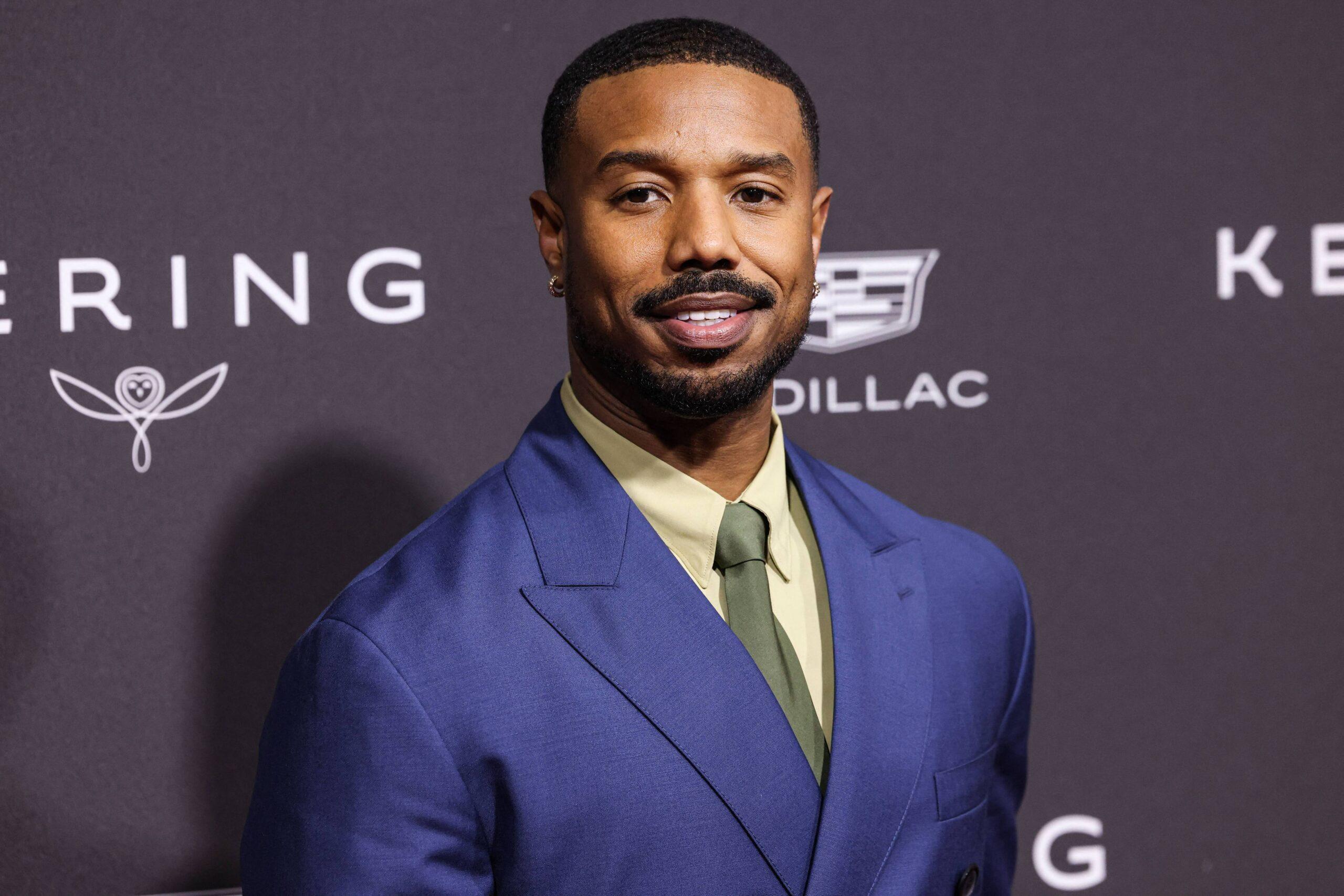 Michael B. Jordan wearing Prada arrives at the 37th Annual Palm Springs International Film Festival Film Awards 2026