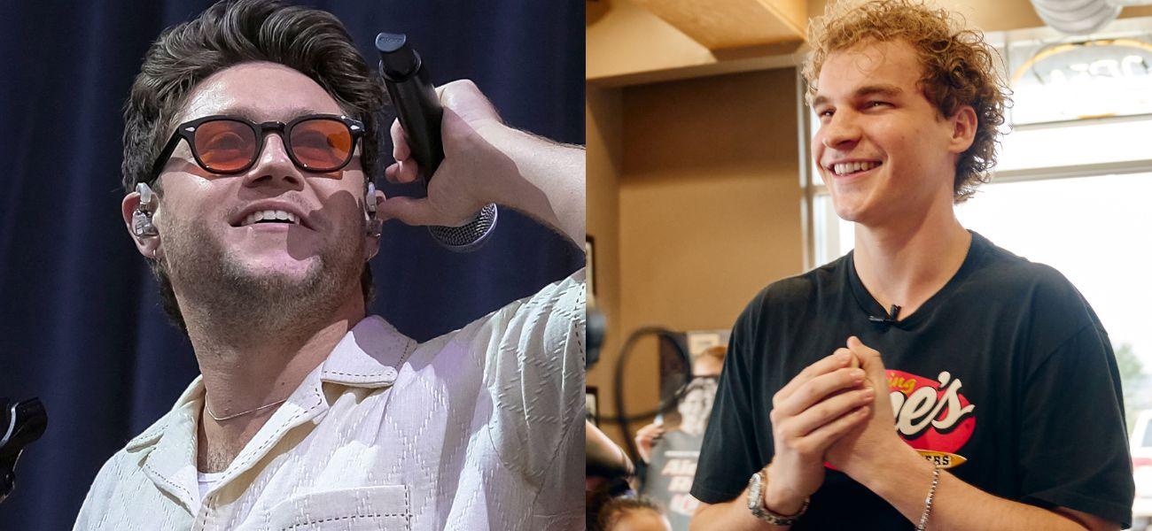 Niall Horan (left) Aiden Ross (right)