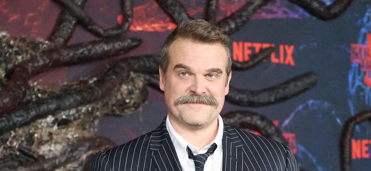 David Harbour on the red carpet