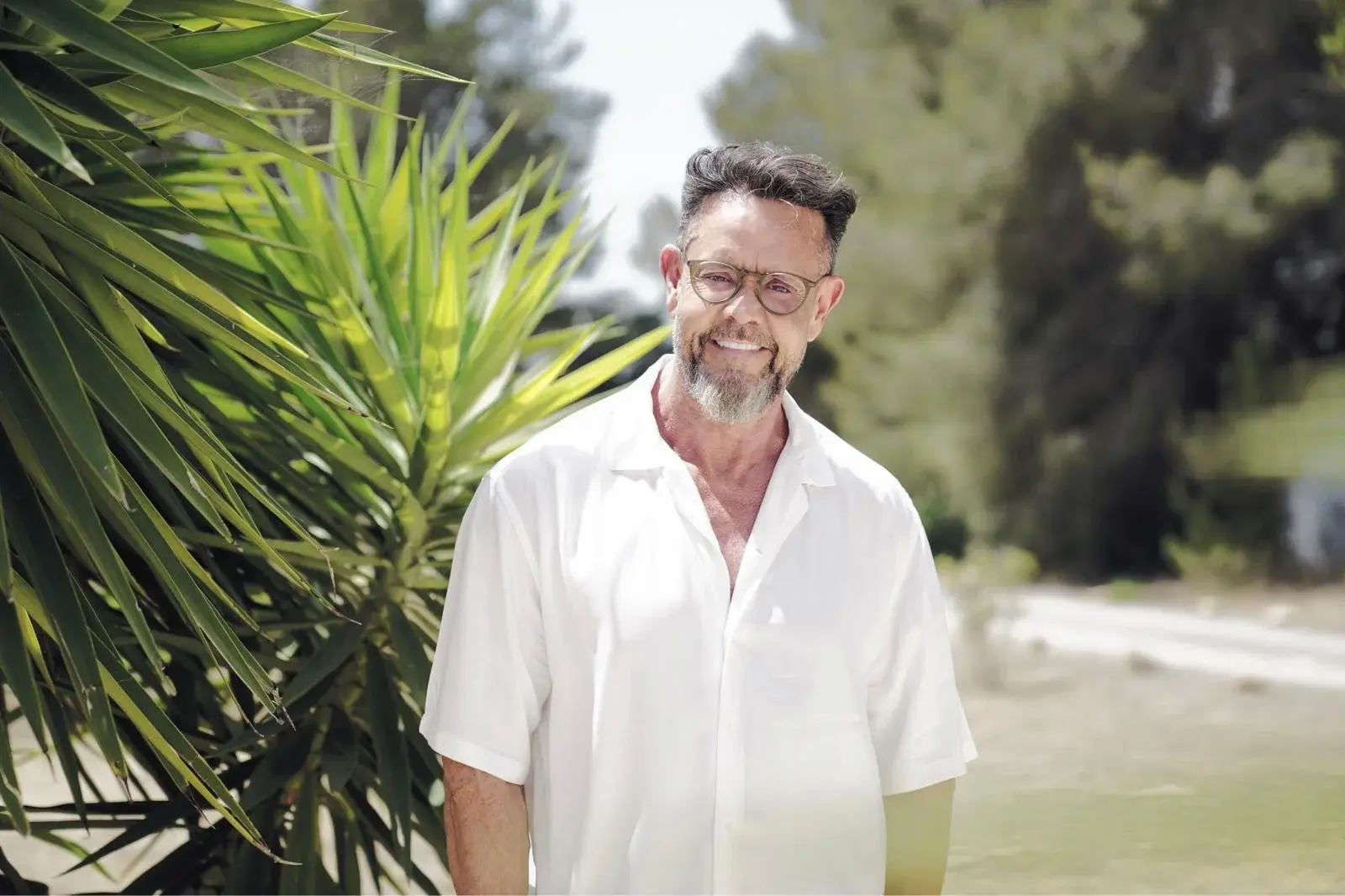 Andy Martin in a white shirt and glasses