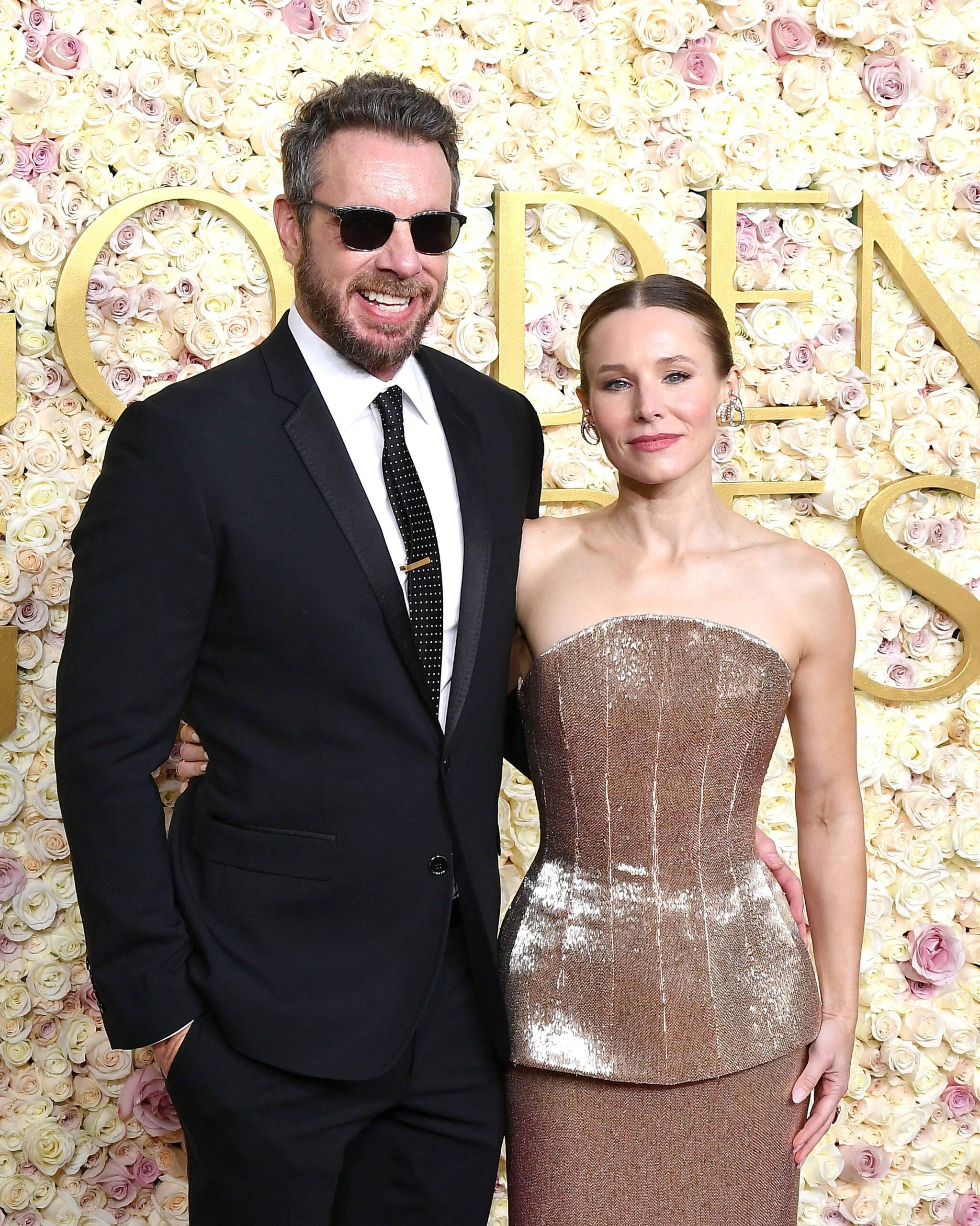 Dax Shepard and Kristen Bell at 82nd Annual Golden Globe Awards