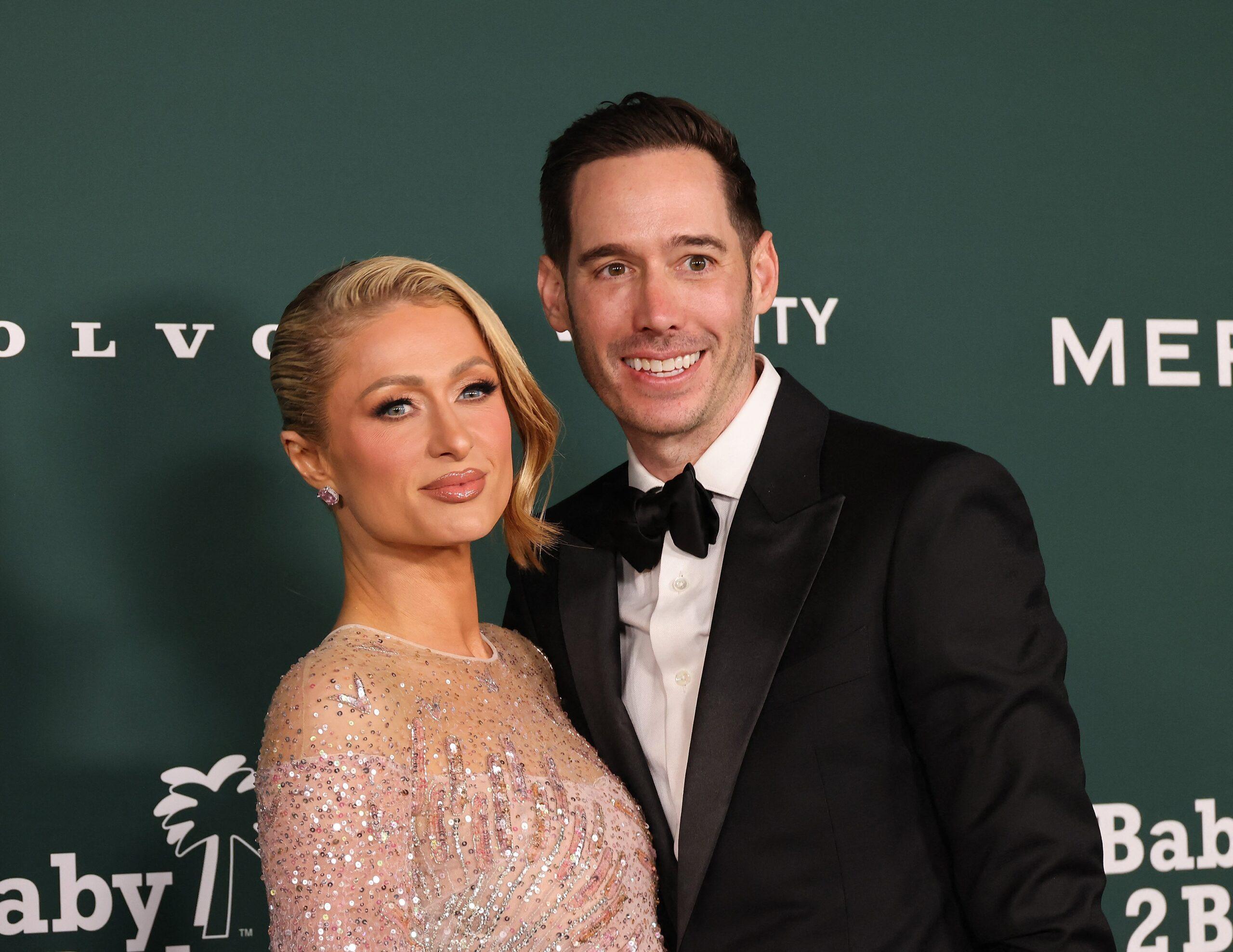 Paris Hilton and Carter Reum at the 2024 Baby2Baby Gala