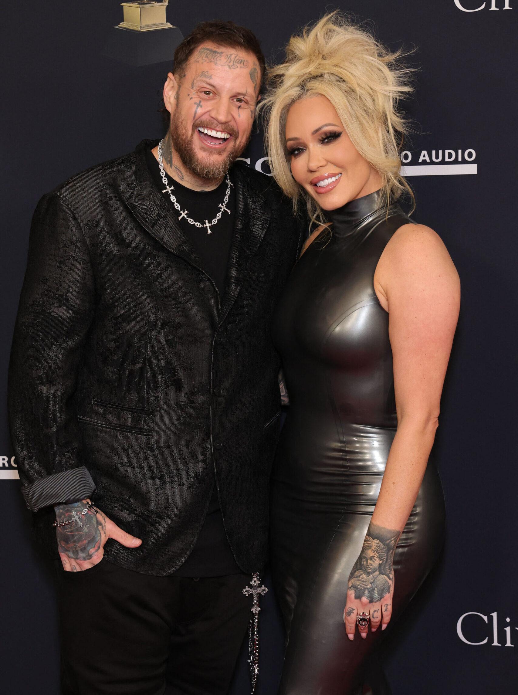 Jelly Roll and Bunnie XO at the 68th GRAMMY Awards Pre-GRAMMY Gala