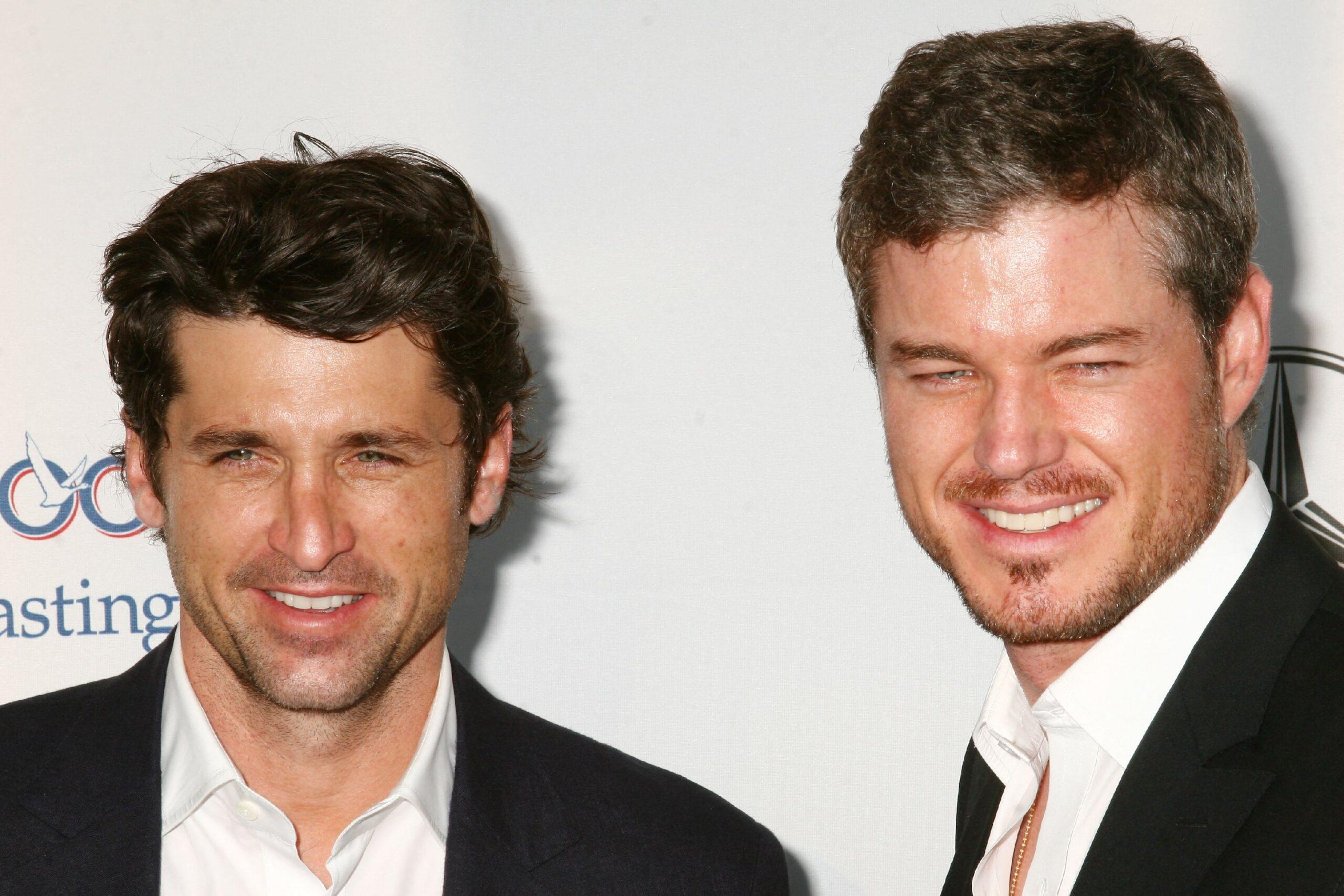 Patrick Dempsey and Eric Dane pose on red carpet