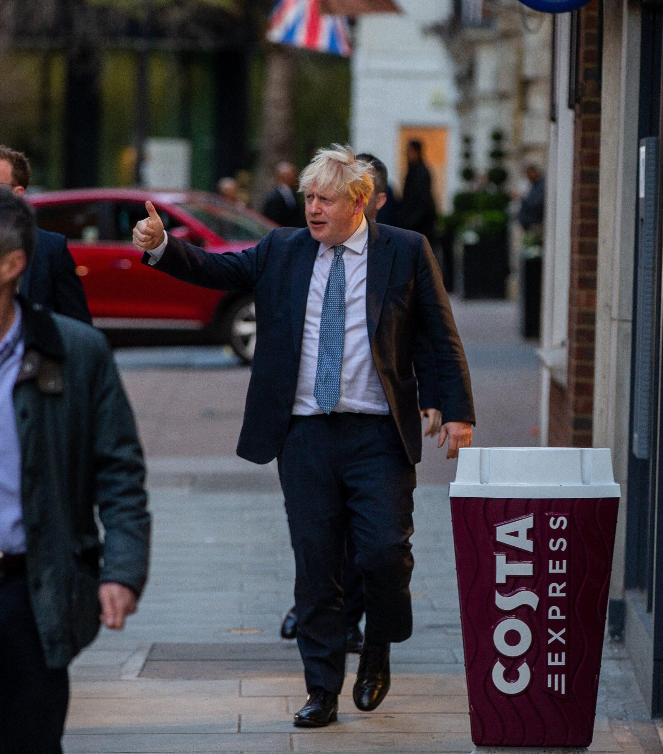 Boris Johnsonin Westminster