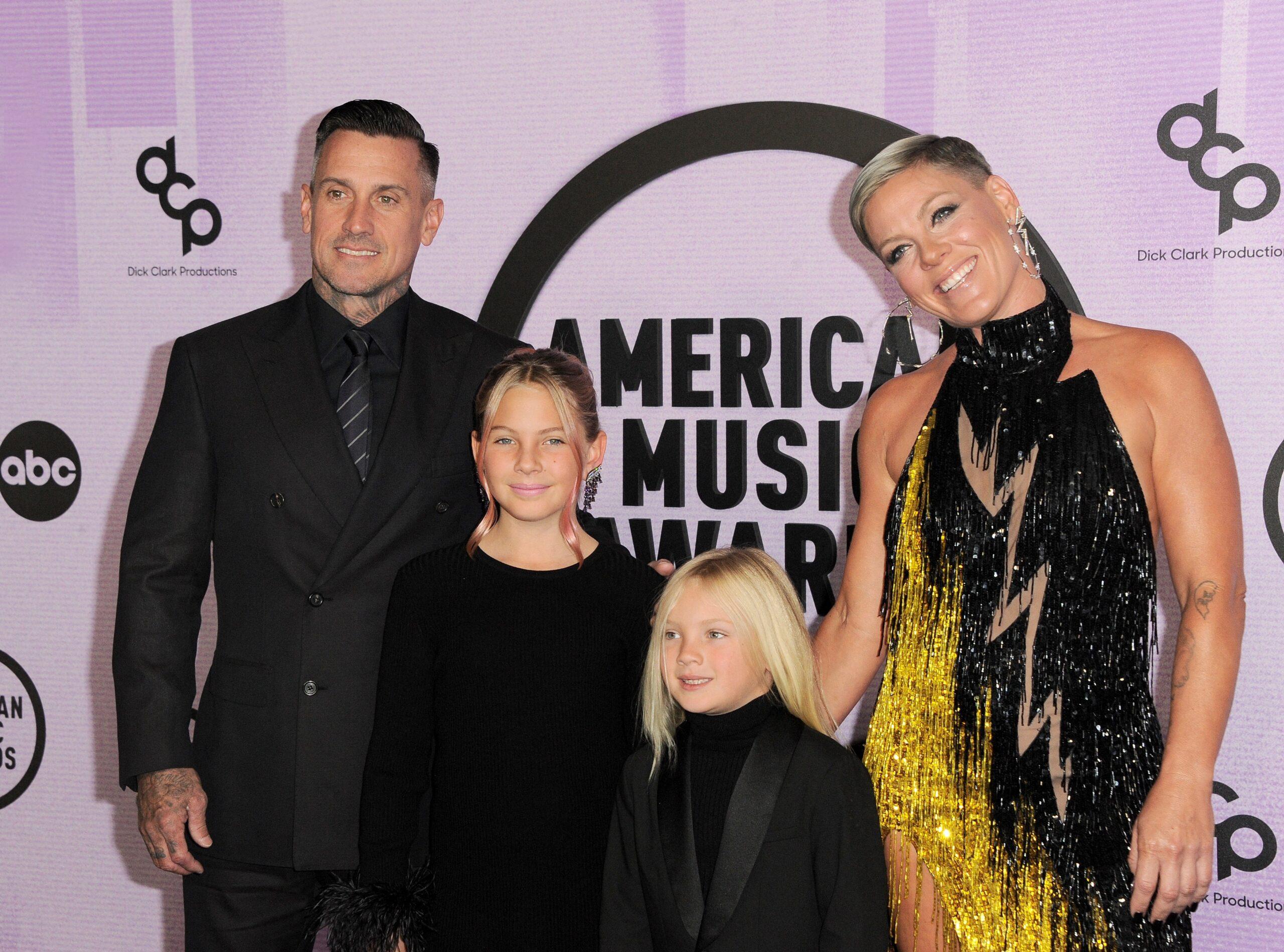 Pink and her family at the 2022 American Music Awards