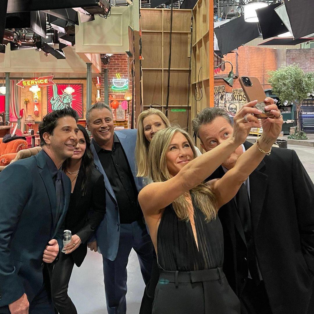 The cast of Friends at the reunion special