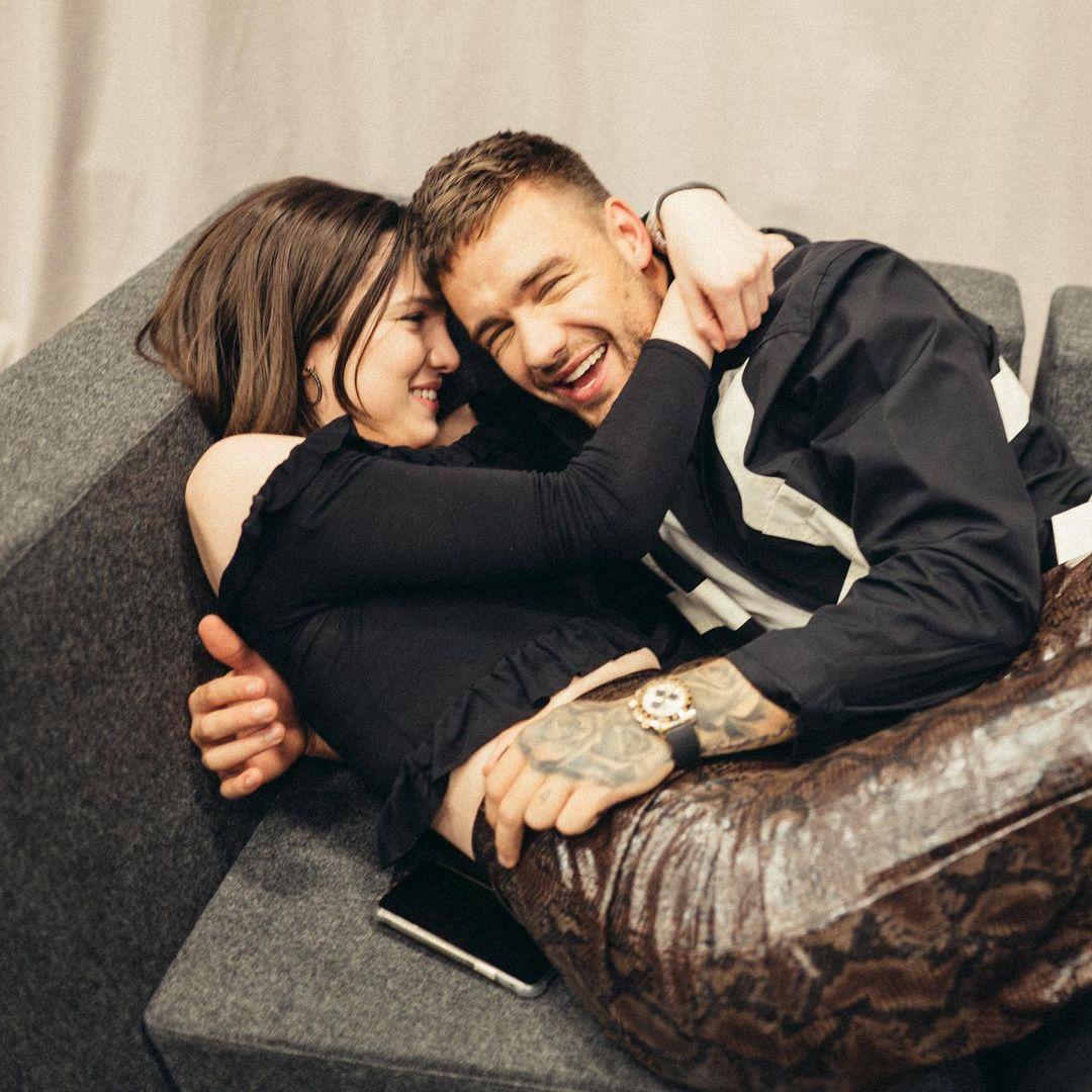 Liam Payne & Maya Henry cuddling