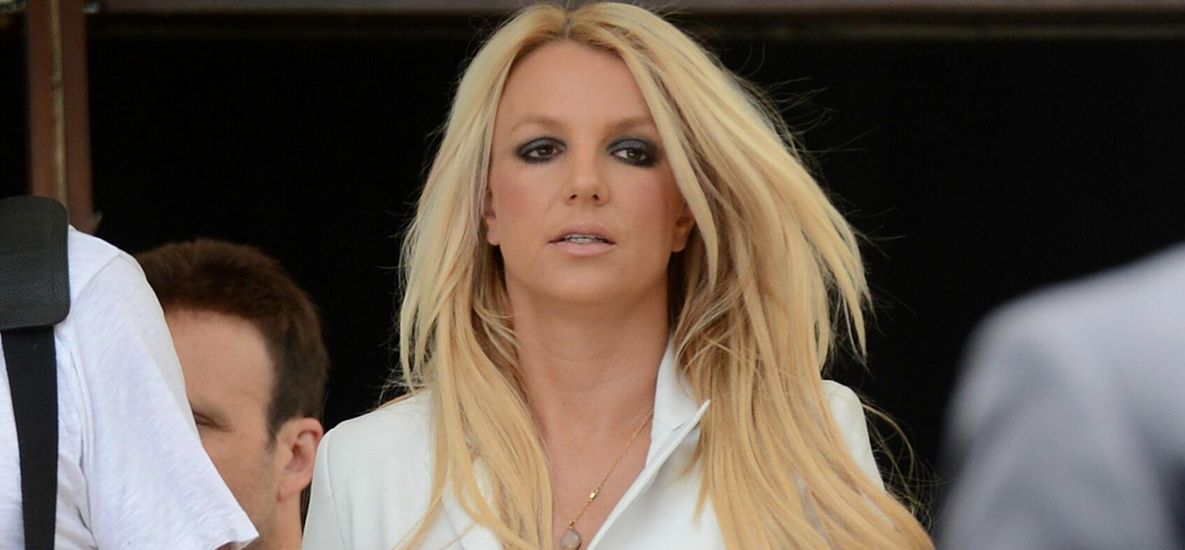 Britney Spears Outside Of Court