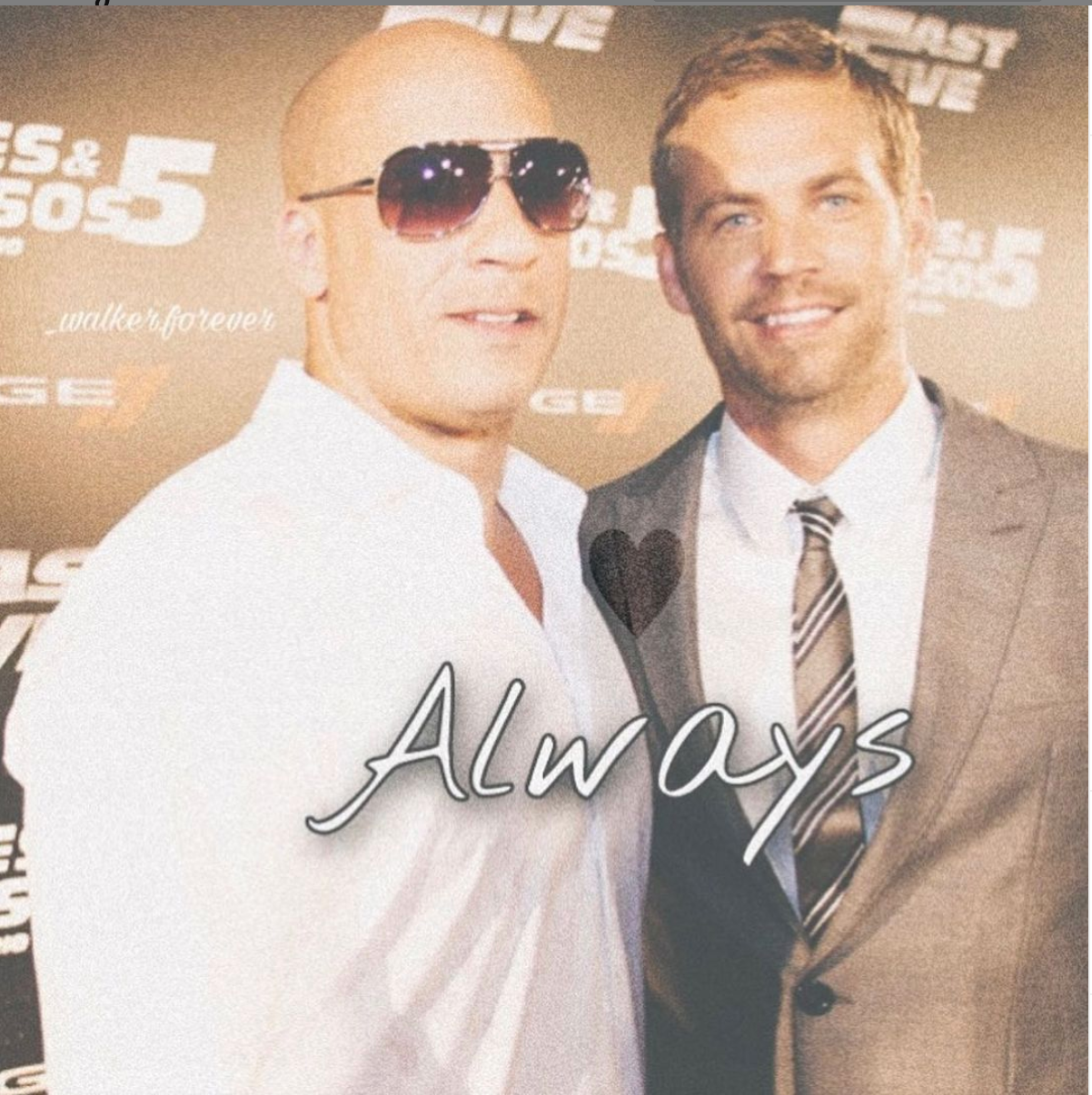Vin Diesel & Paul Walker at the 'Fast 5' premiere