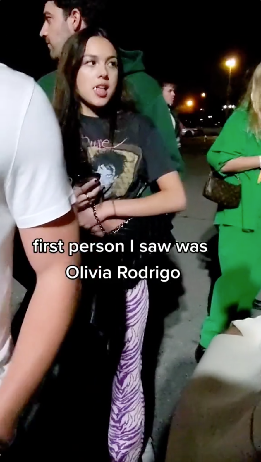 Olivia Rodrigo cuddling with a new man