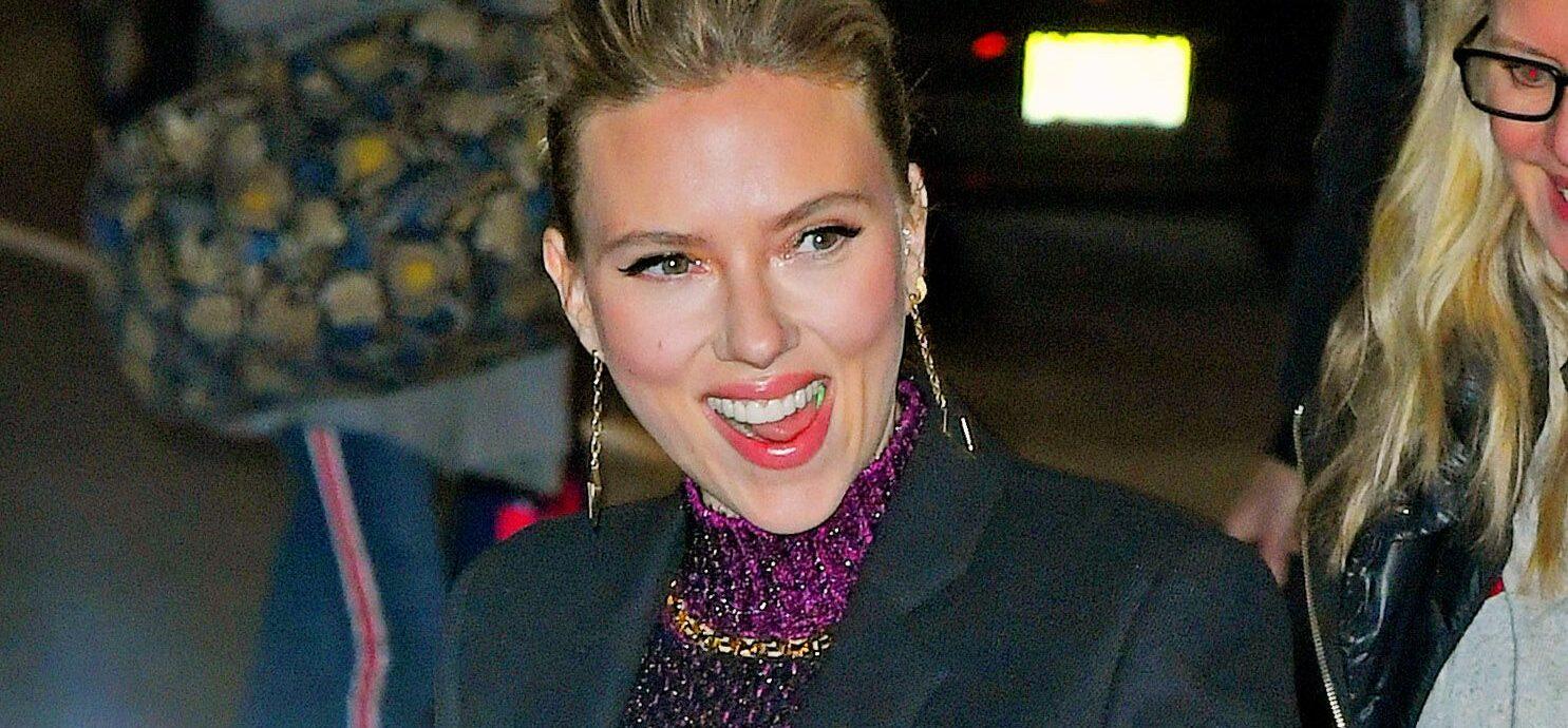 Scarlett Johansson stops by the Stephen Colbert show to promote quot Black widow quot