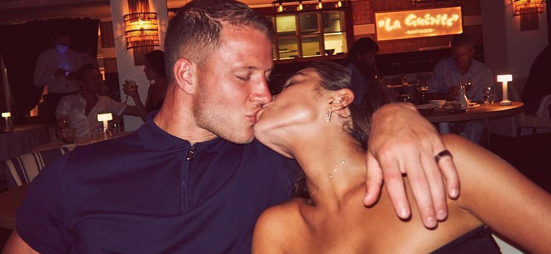 Olivia Culpo Kissing NFL Star Boyfriend
