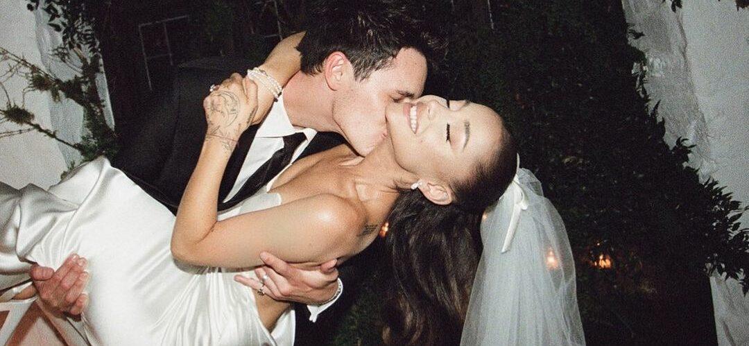 Dalton Gomez kissing Ariana Grande