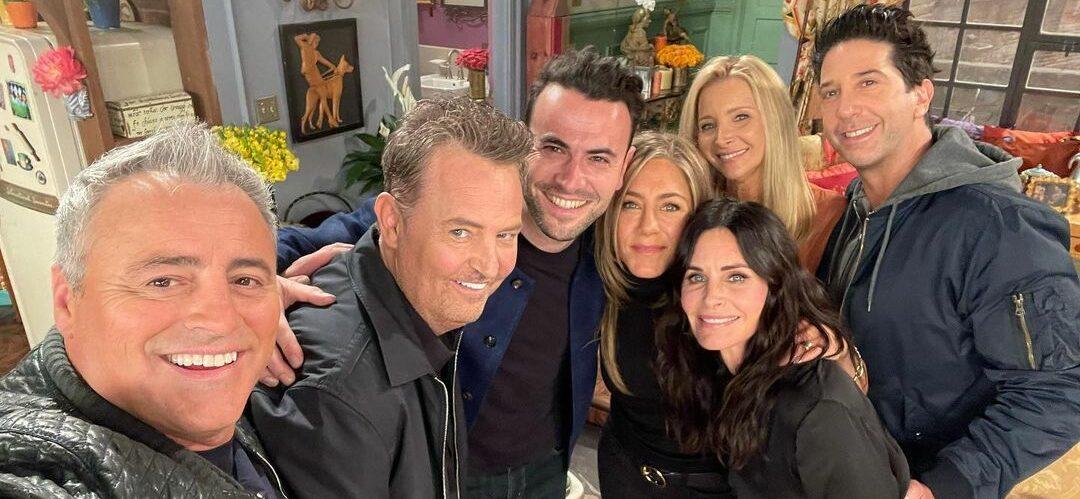 The cast of Friends on the reunion special