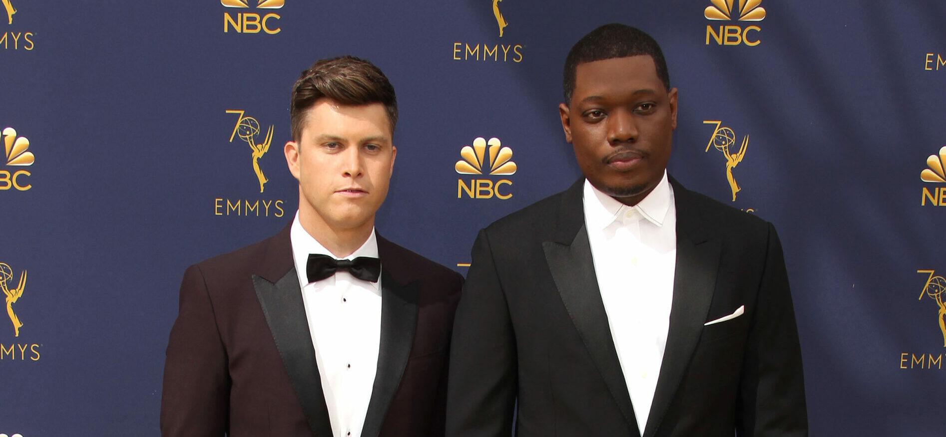 Colin Jost & Michael Che at the Emmys