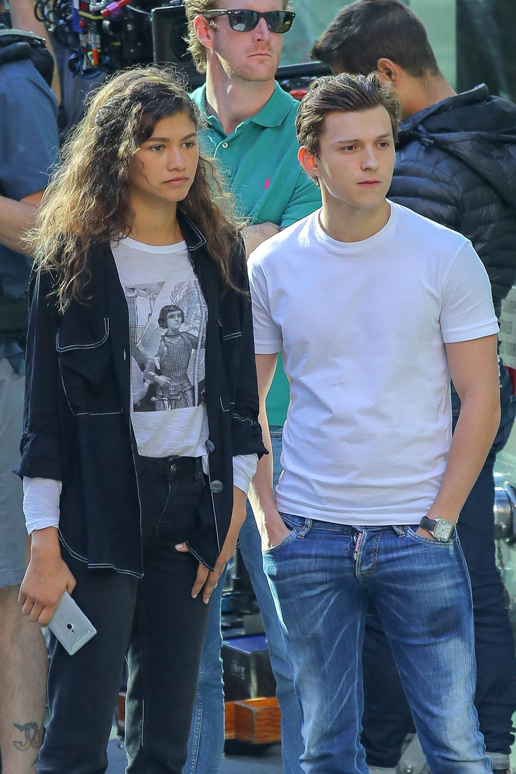 Zendaya and Tom Holland