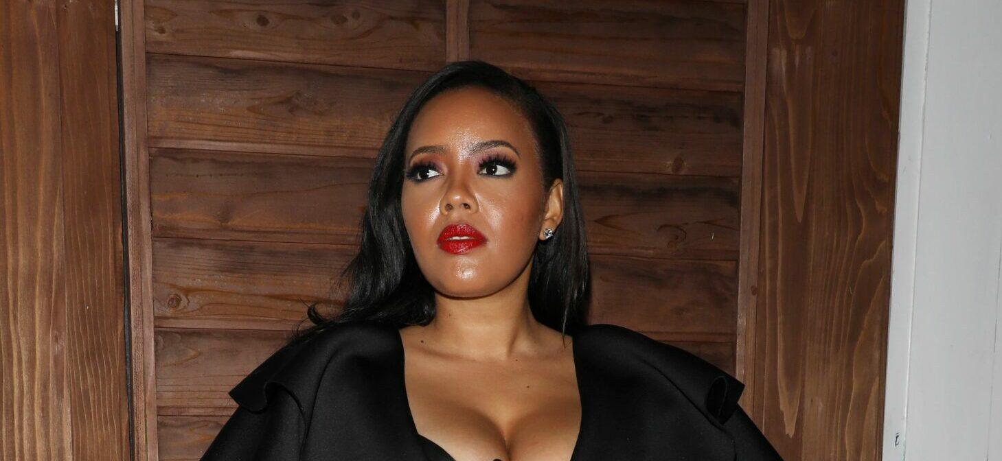 Angela Simmons parties at the Delilah restaurant with her friends