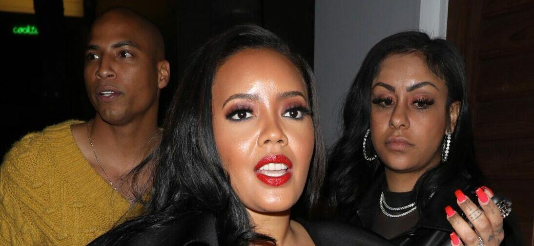 Angela Simmons parties at the Delilah restaurant with her friends