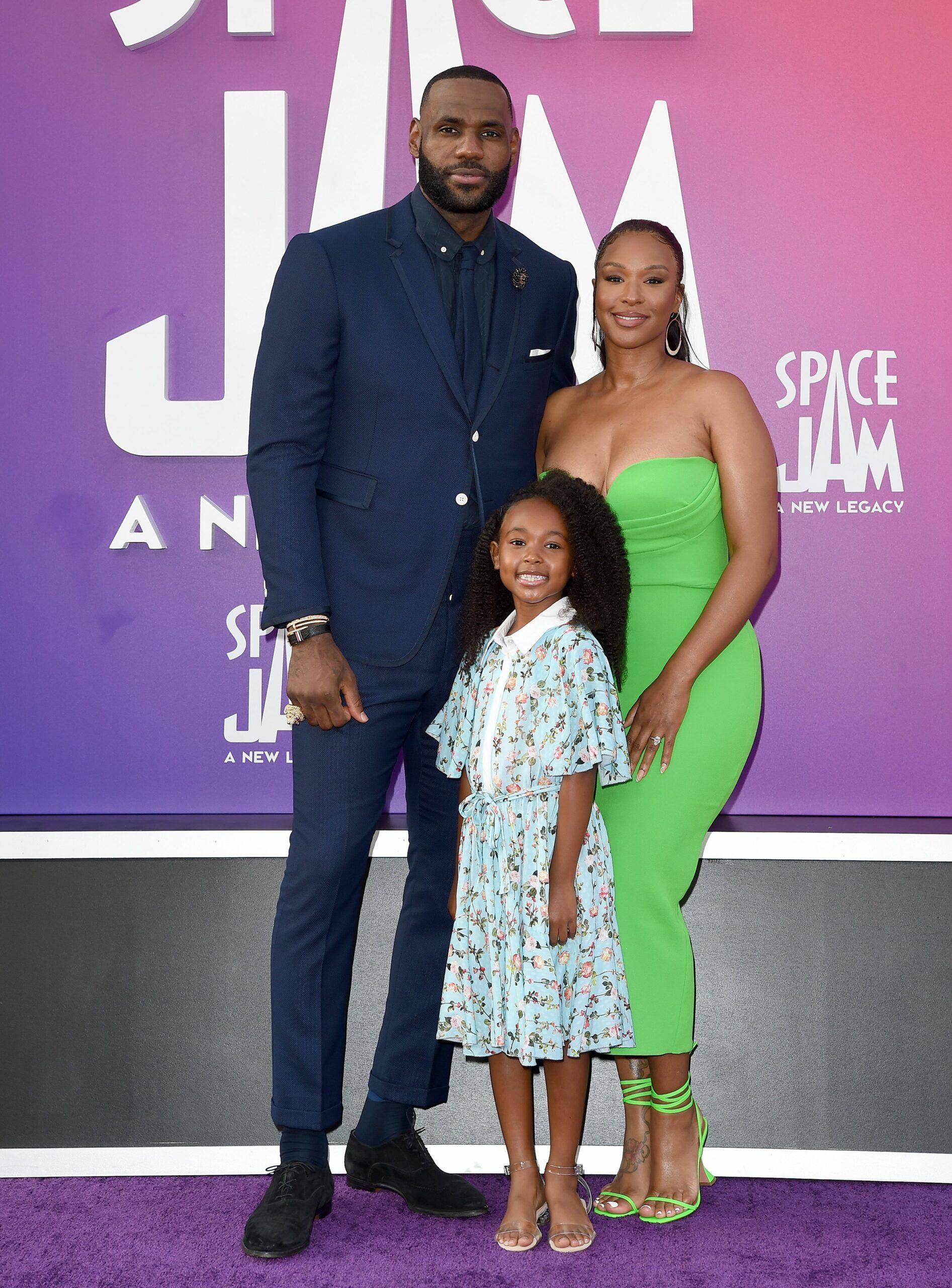 Lebron James at the Space Jam: A New Legacy Premiere