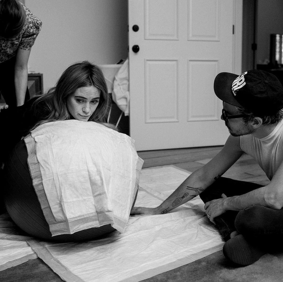 Hilary Duff Shares Photos From At-Home Water Birth