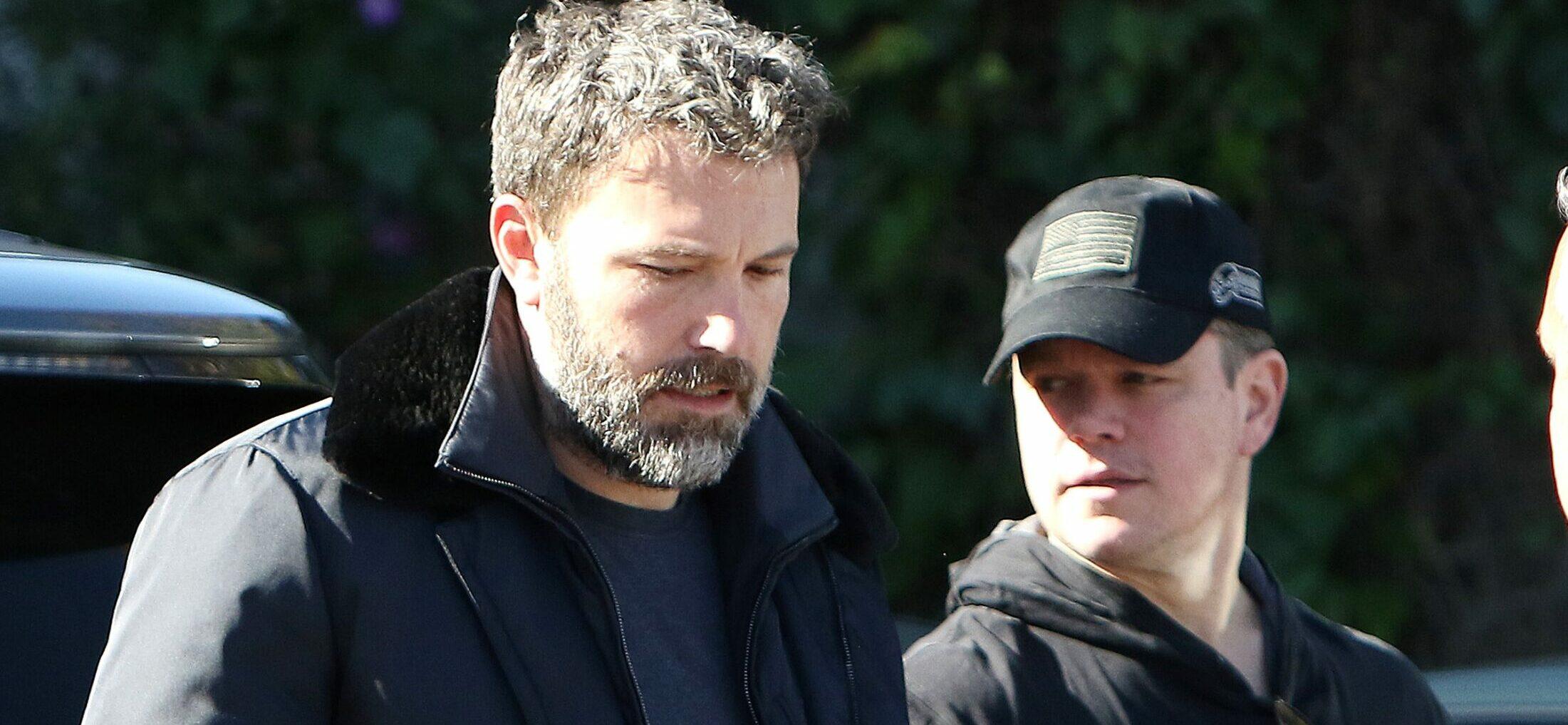 Ben Affleck and Matt Damon out for breakfast in Brentwood