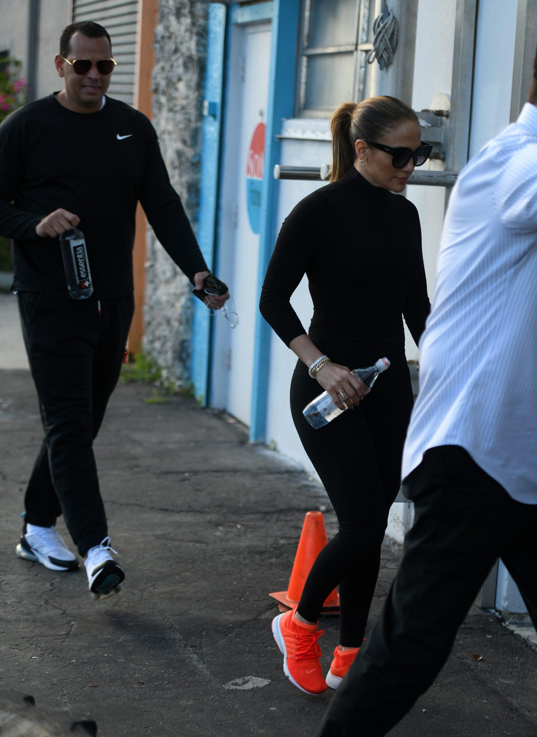 Jennifer Lopez and Alex Rodriguez go for a workout after celebrating her twin apos s birthday weekend