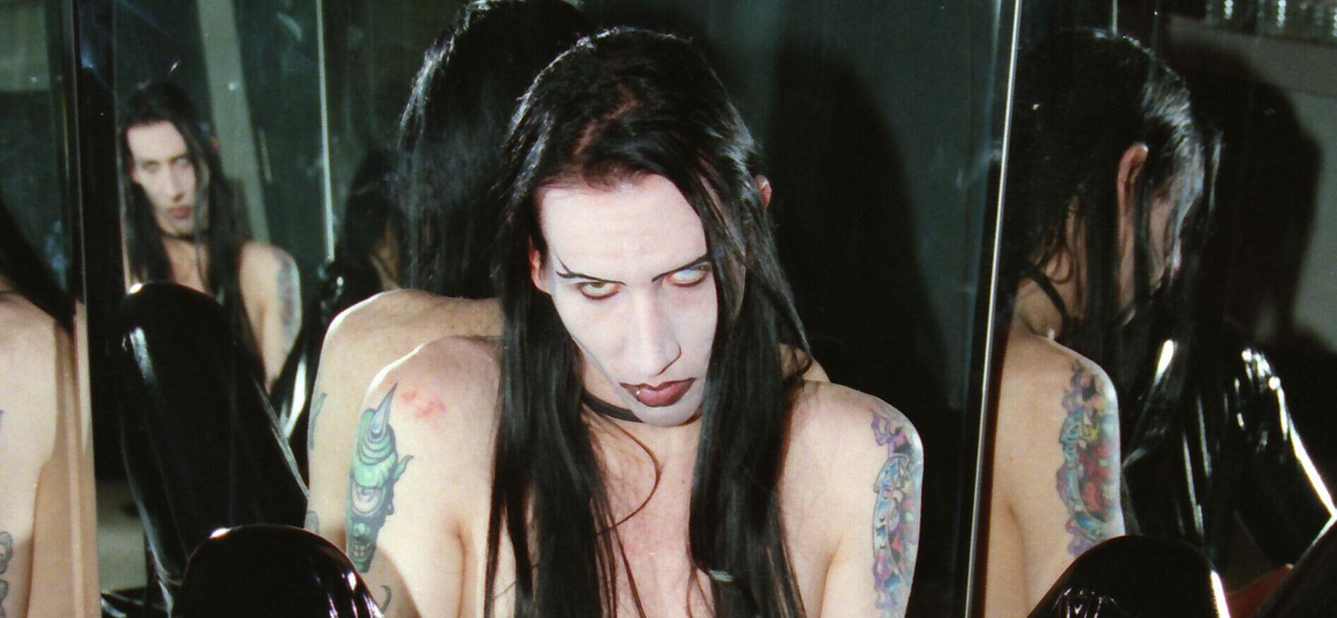 Archive images of Marilyn Manson who has been has been accused of abuse grooming and coercion by multiple women