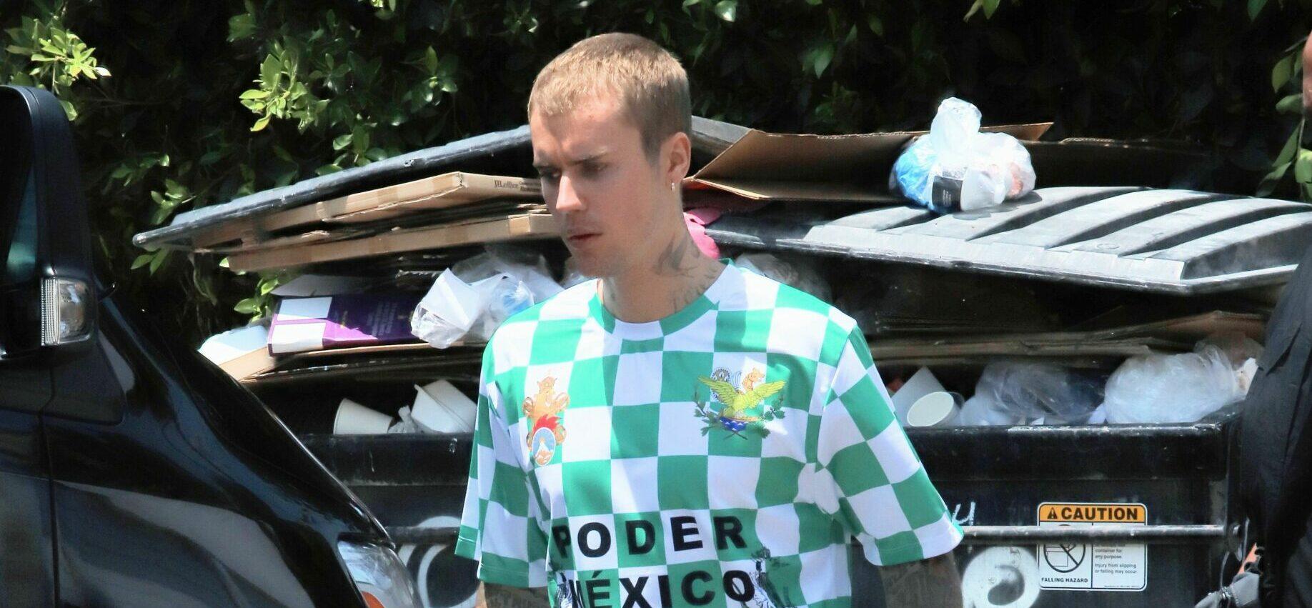 Justin Bieber reps team Mexico in the World Cup as he stops at cannabis store Wonderbrett