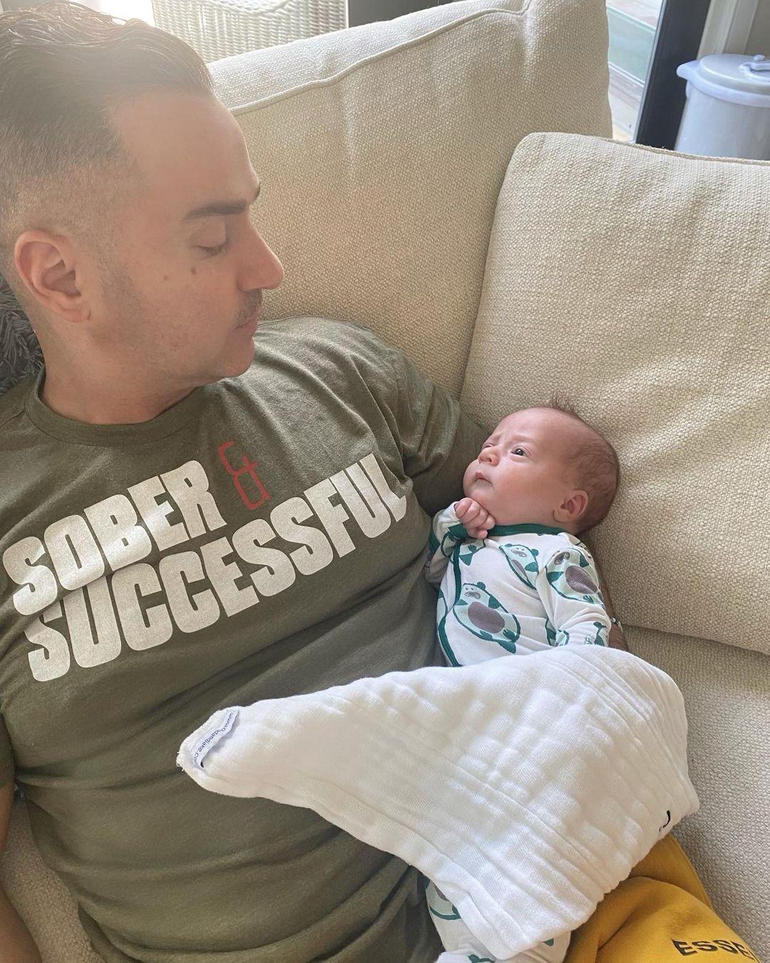 Mike 'The Situation' Sorrentino's birthday pic with his son.