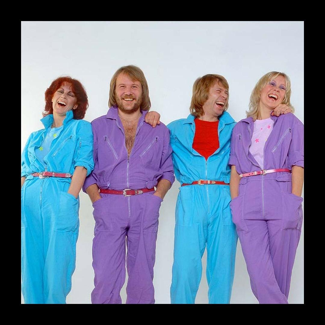 A photo of the members of the ABBA group