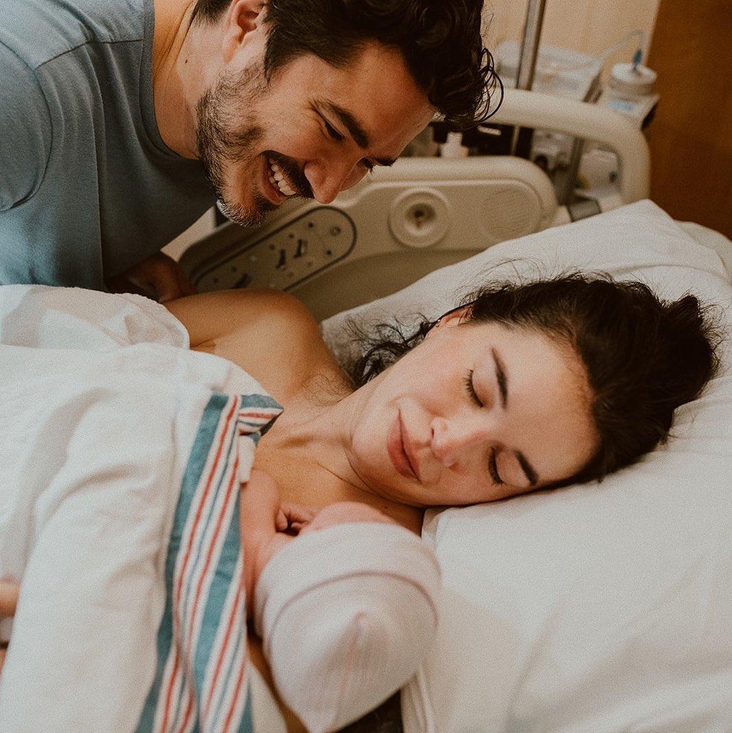 A lovely photo from Brittany Xavier's birth scene