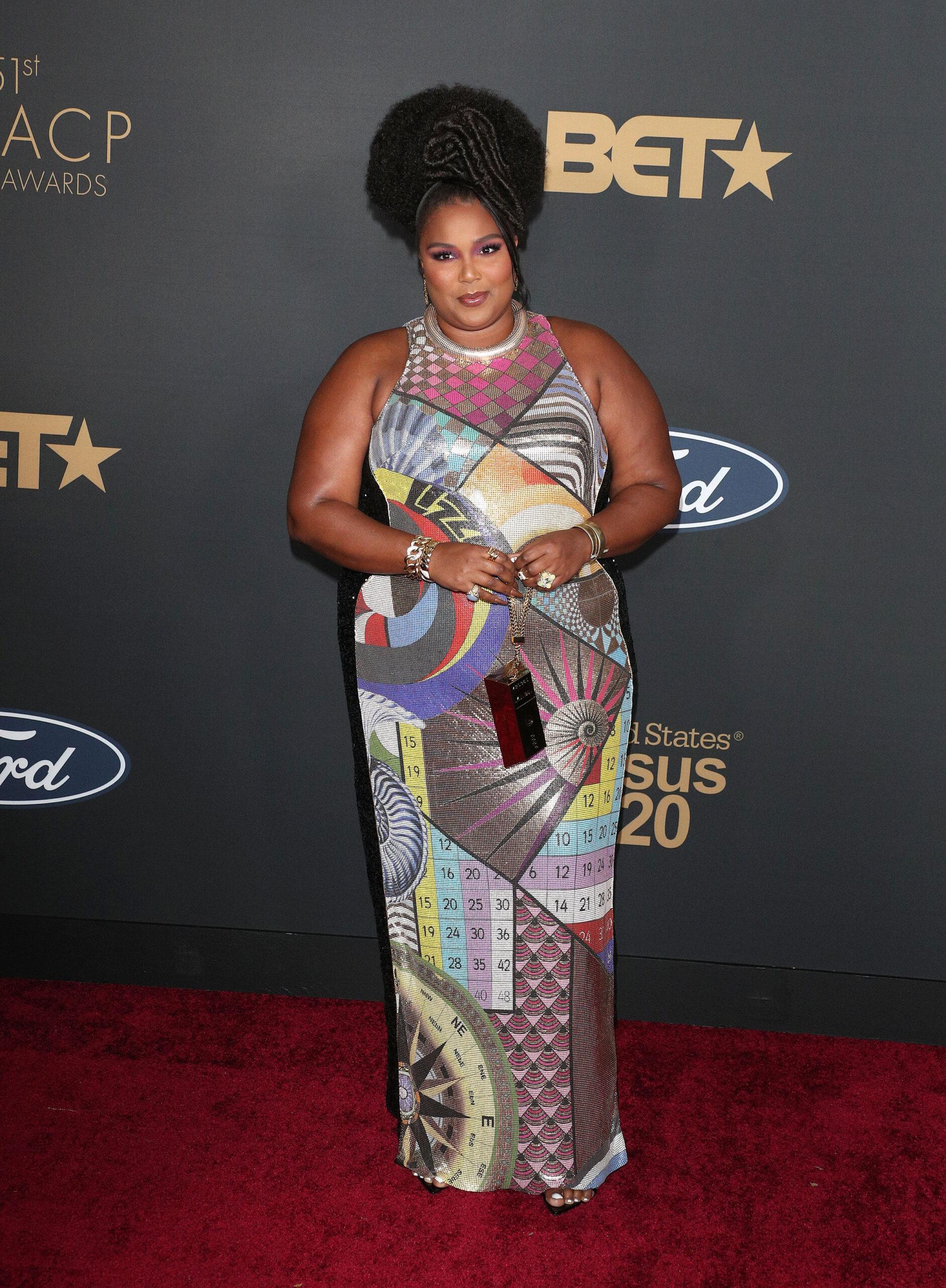 Lizzo at the 51st NAACP Image Awards - Arrivals