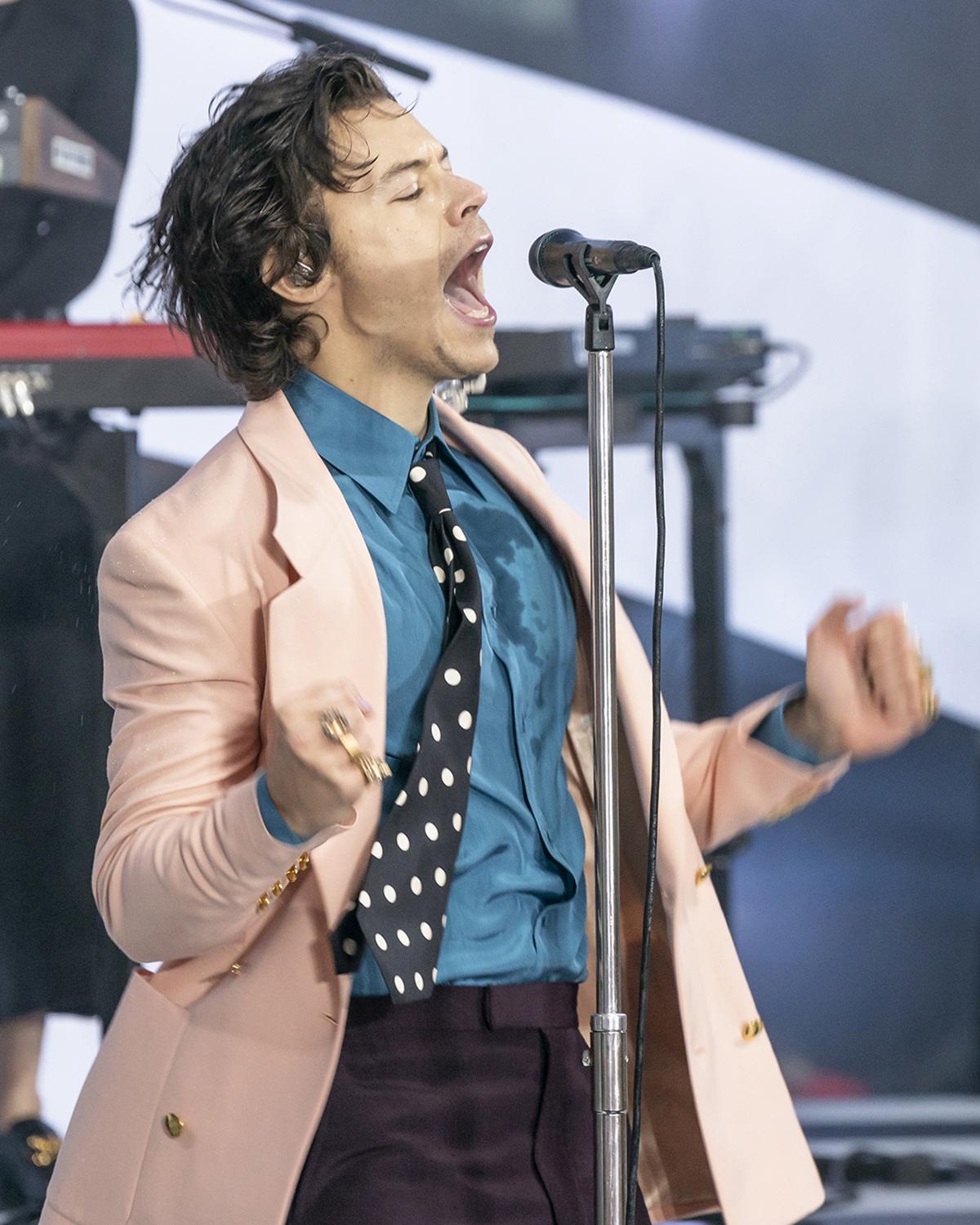 Harry Styles performs on the Today Show-NYC