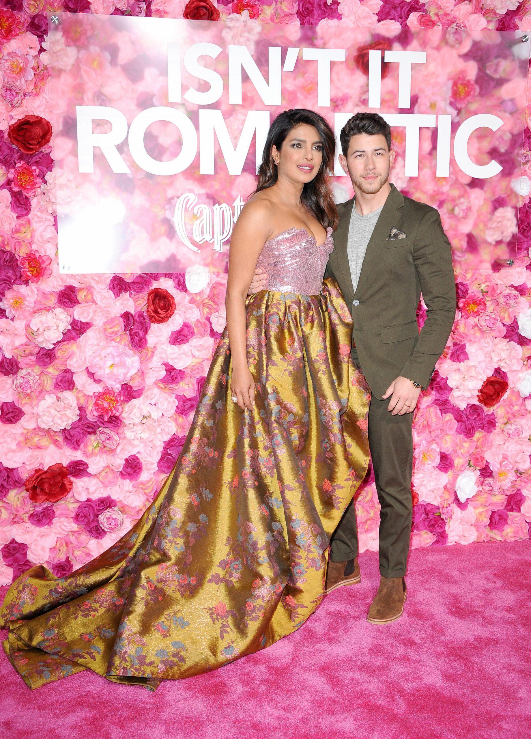 Nick Jonas and Priyanka Chopra Los Angeles premiere of 'Isn't It Romantic'