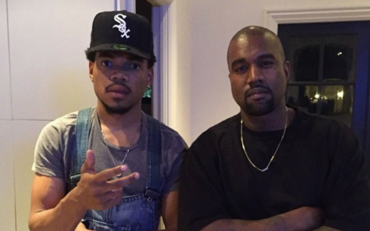 //chance the rapper and kanye