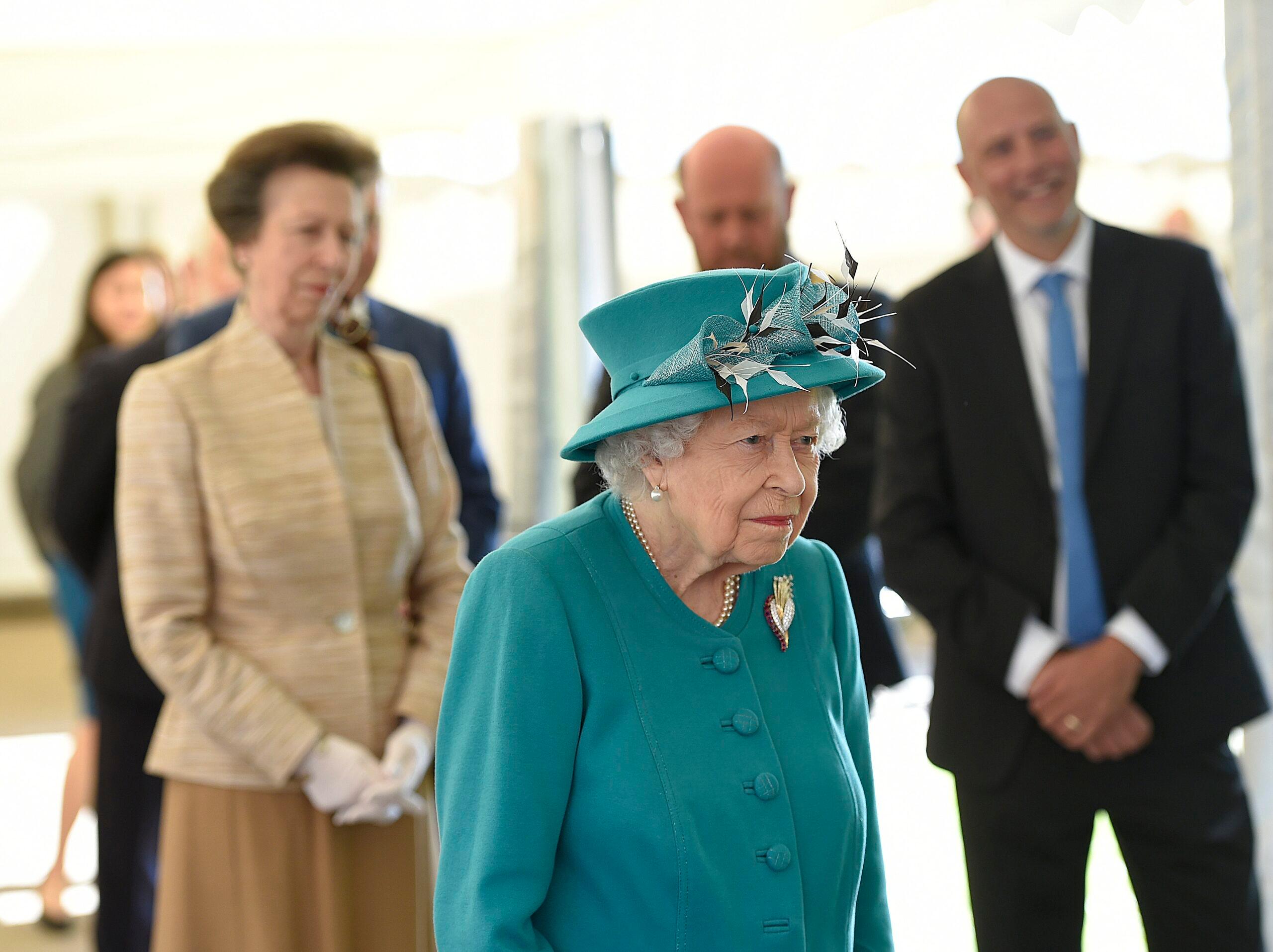 Her Majesty Queen Elizabeth II and Princess Anne The Princess Royal