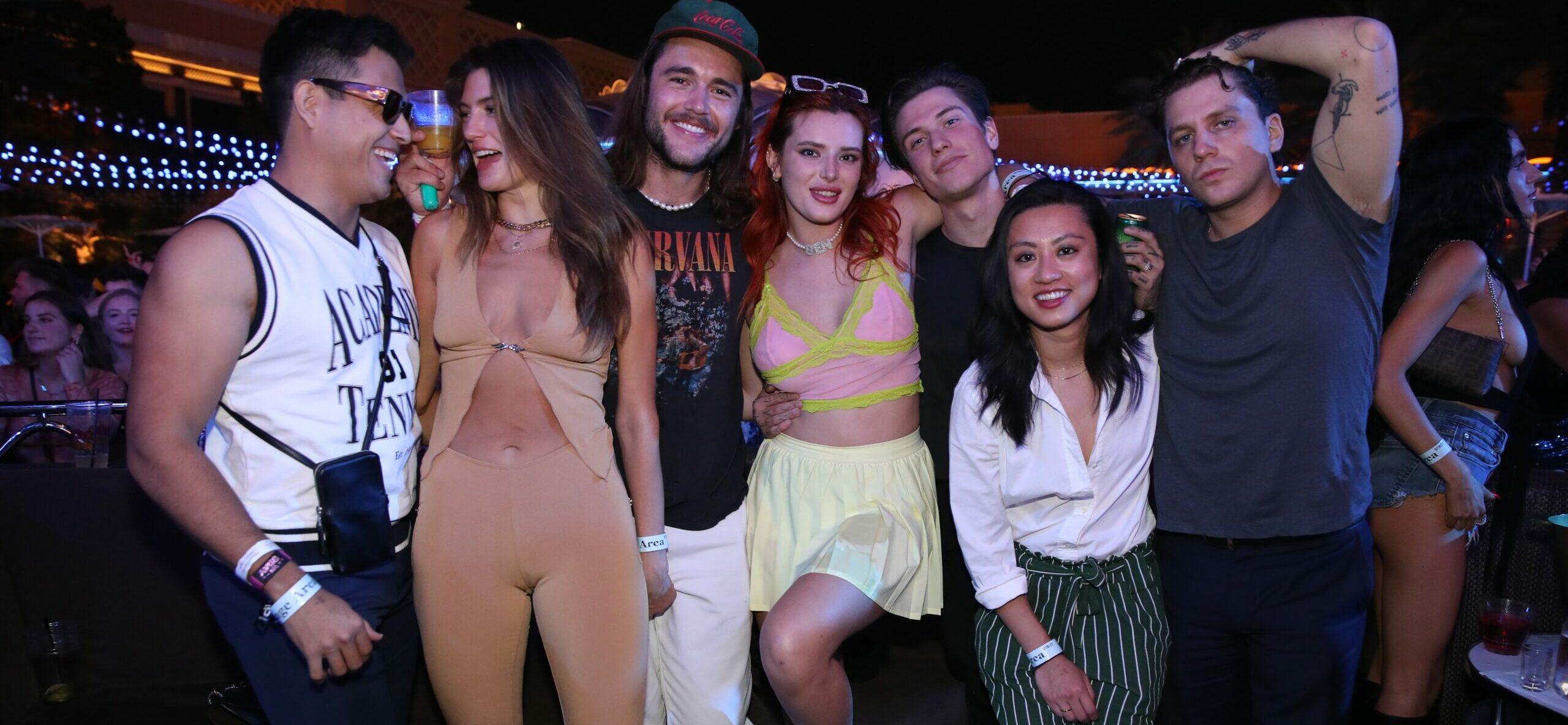 Bella Thorne STUNS At The Wynn, Las Vegas Partying With ‘The Chainsmokers!’