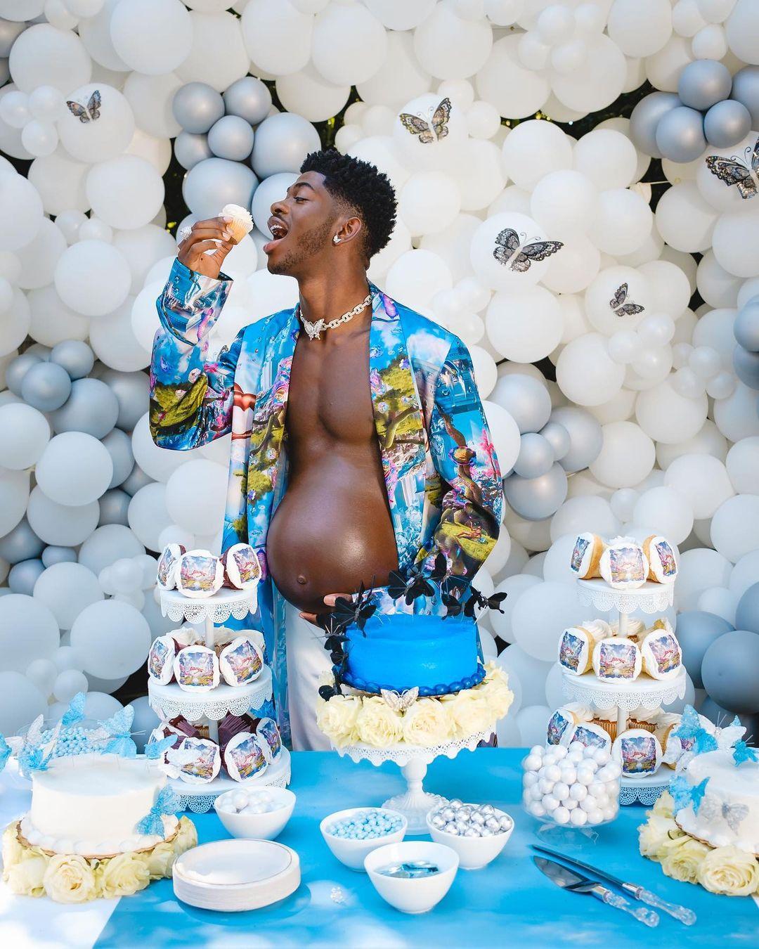 ‘Pregnant’ Lil’ Nas X Throws Himself A Lavish & Luxurious Baby Shower!