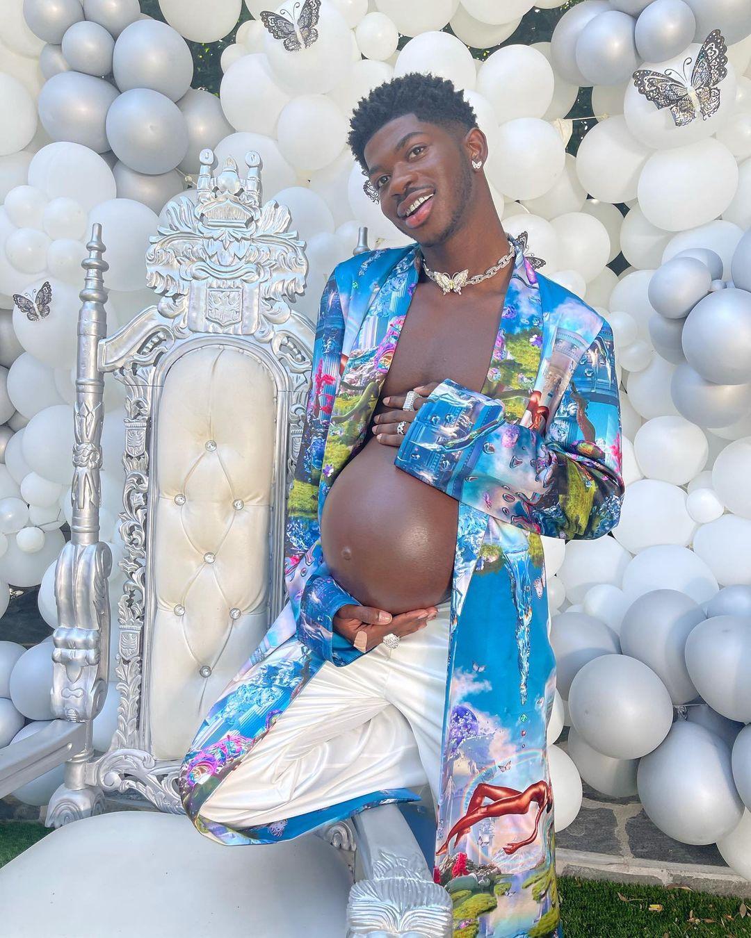 ‘Pregnant’ Lil’ Nas X Throws Himself A Lavish & Luxurious Baby Shower!