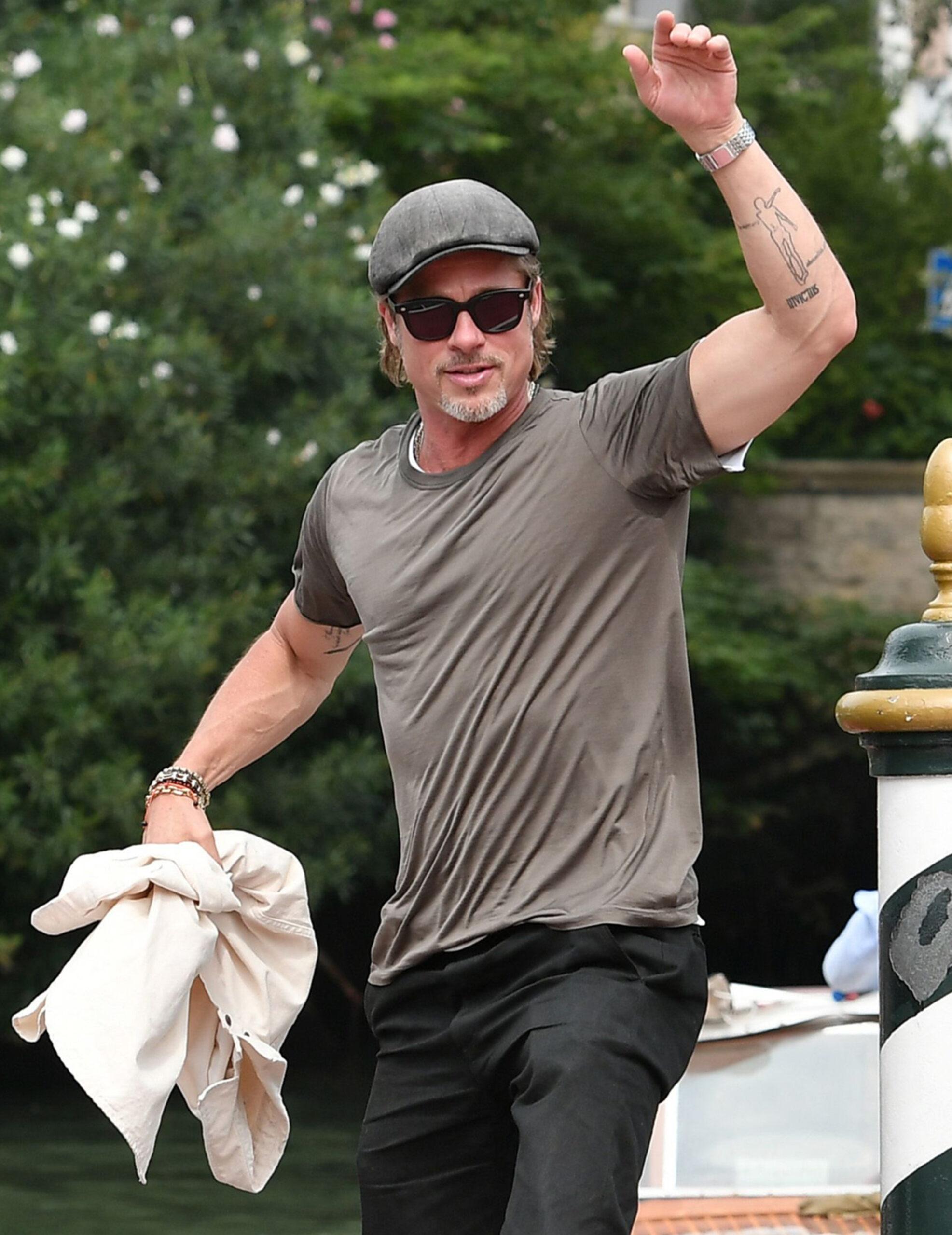 Brad Pitt arrives for the 76th Venice Film Festival